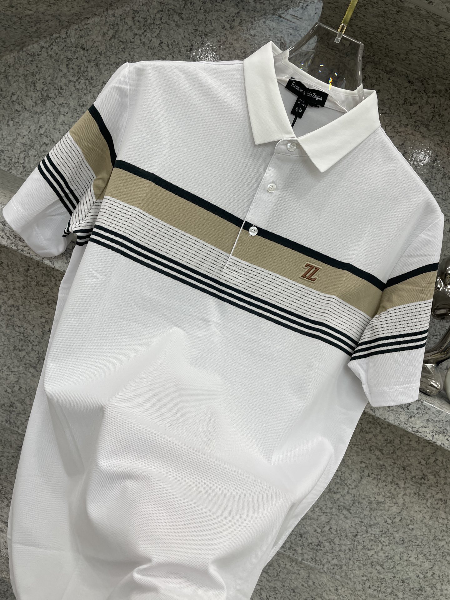 ZENGA 🔈26春夏新品 专柜同步热卖 杰尼亚质感Polo系列｜商务与休闲的优雅平衡🥰经典条纹撞色设计