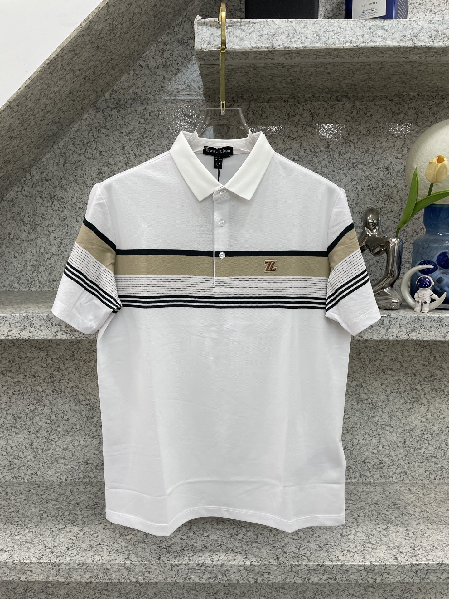 ZENGA 🔈26春夏新品 专柜同步热卖 杰尼亚质感Polo系列｜商务与休闲的优雅平衡🥰经典条纹撞色设计