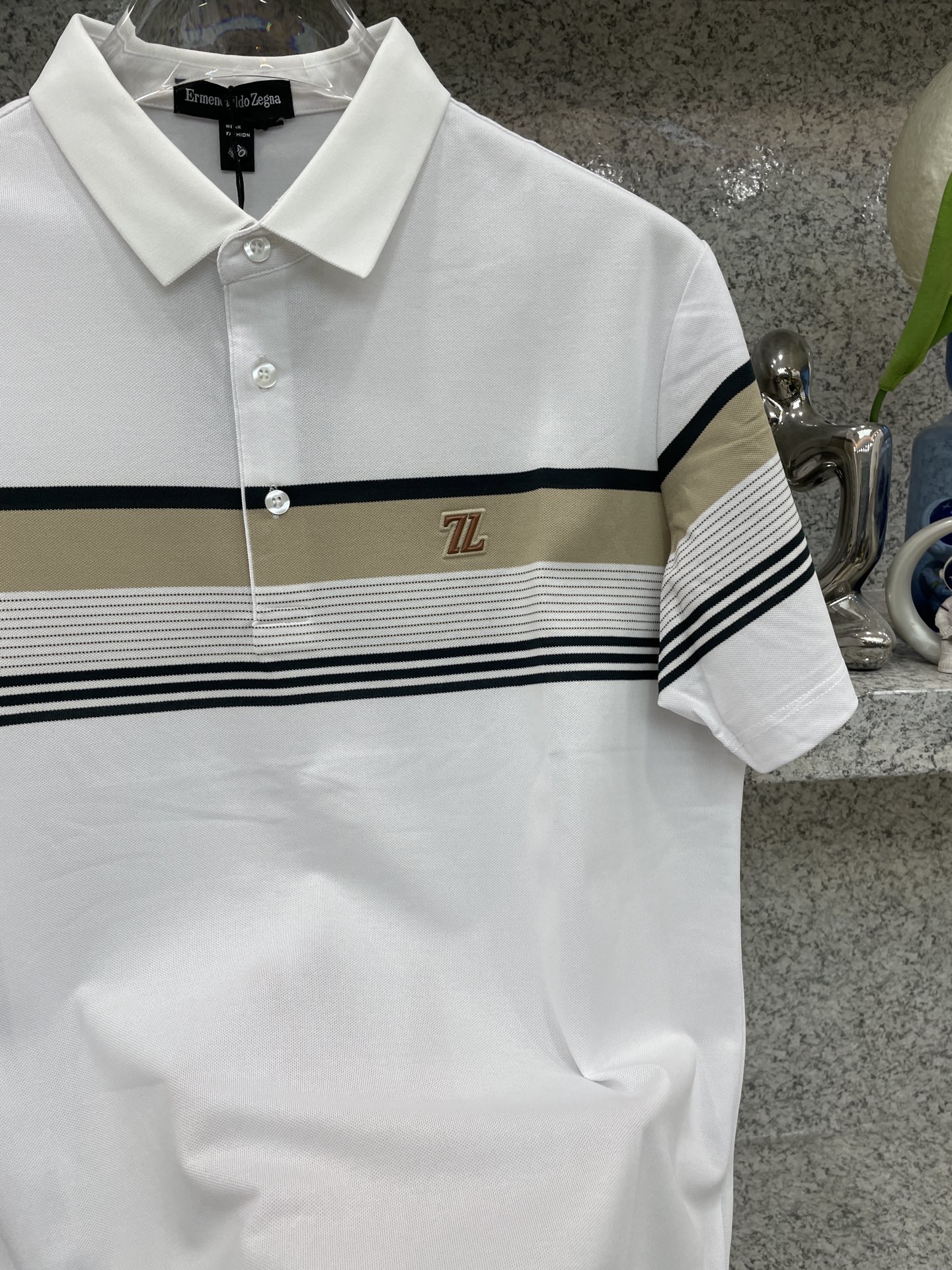 ZENGA 🔈26春夏新品 专柜同步热卖 杰尼亚质感Polo系列｜商务与休闲的优雅平衡🥰经典条纹撞色设计