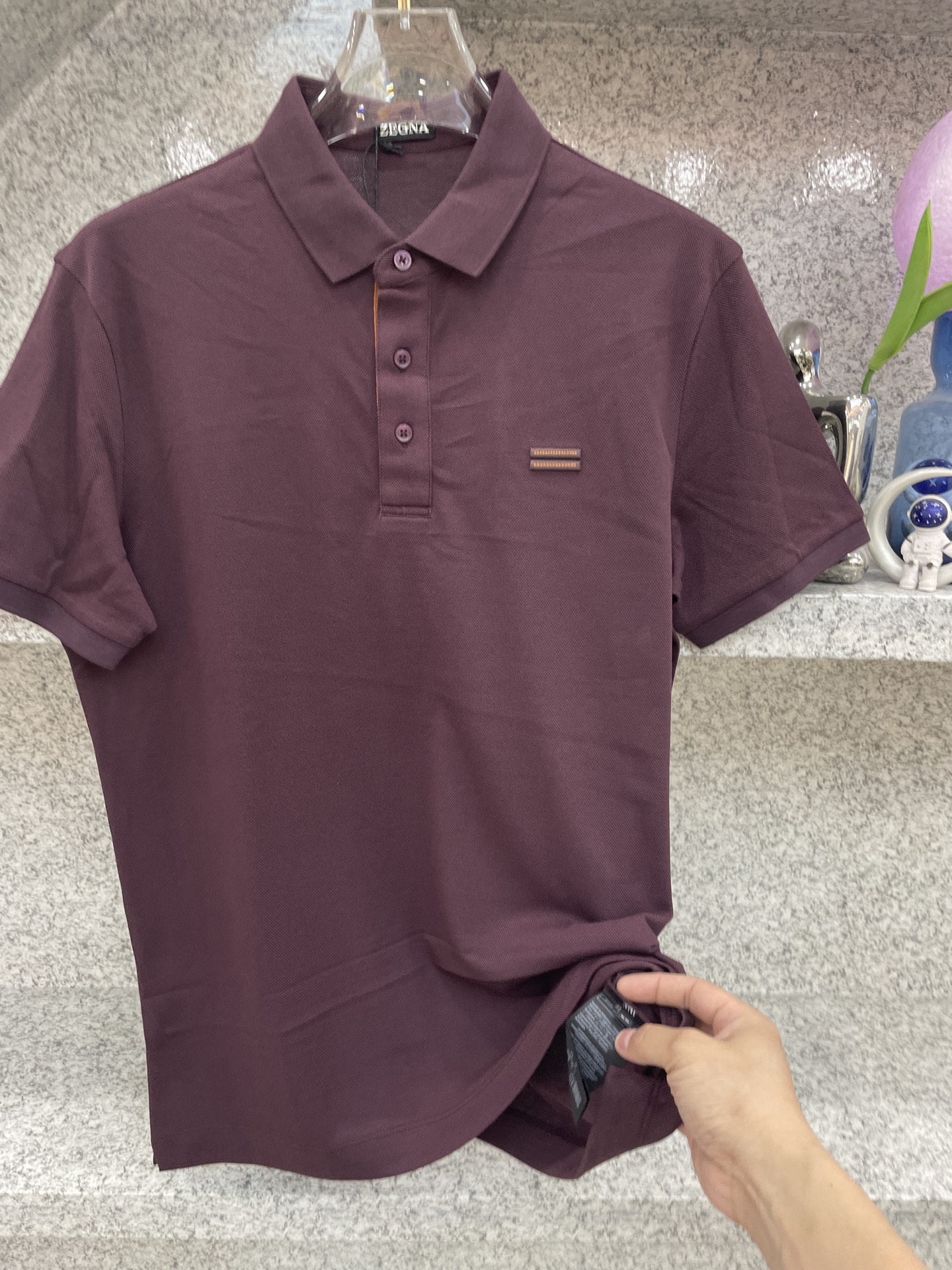 EZ杰尼亚🆕经典基础款Polo🔈永不过时的绅士格调✨细腻亲肤面料，胸口精致刺绣点缀 高级起角订制简约翻领