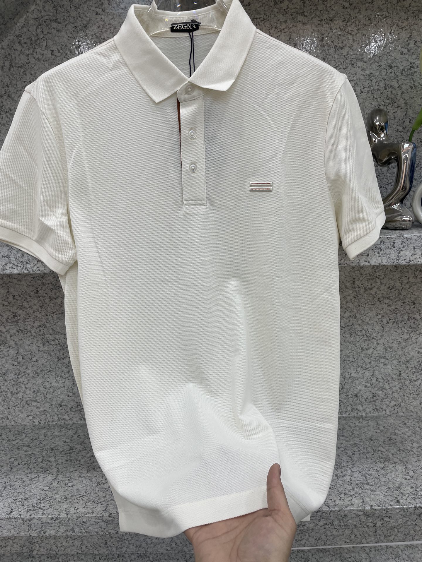 EZ杰尼亚🆕经典基础款Polo🔈永不过时的绅士格调✨细腻亲肤面料，胸口精致刺绣点缀 高级起角订制简约翻领