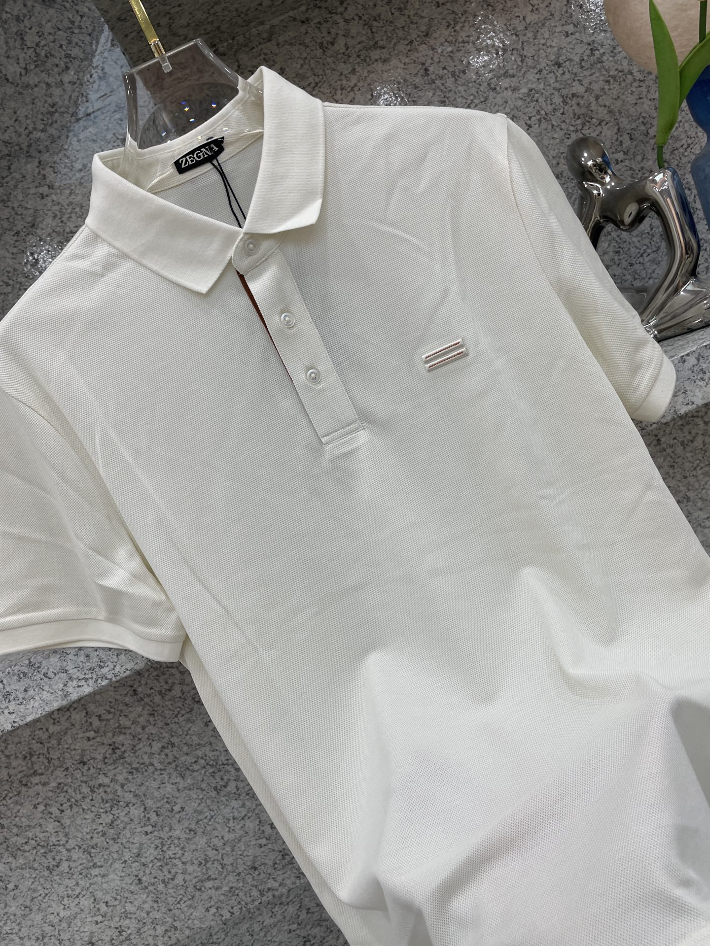 EZ杰尼亚🆕经典基础款Polo🔈永不过时的绅士格调✨细腻亲肤面料，胸口精致刺绣点缀 高级起角订制简约翻领