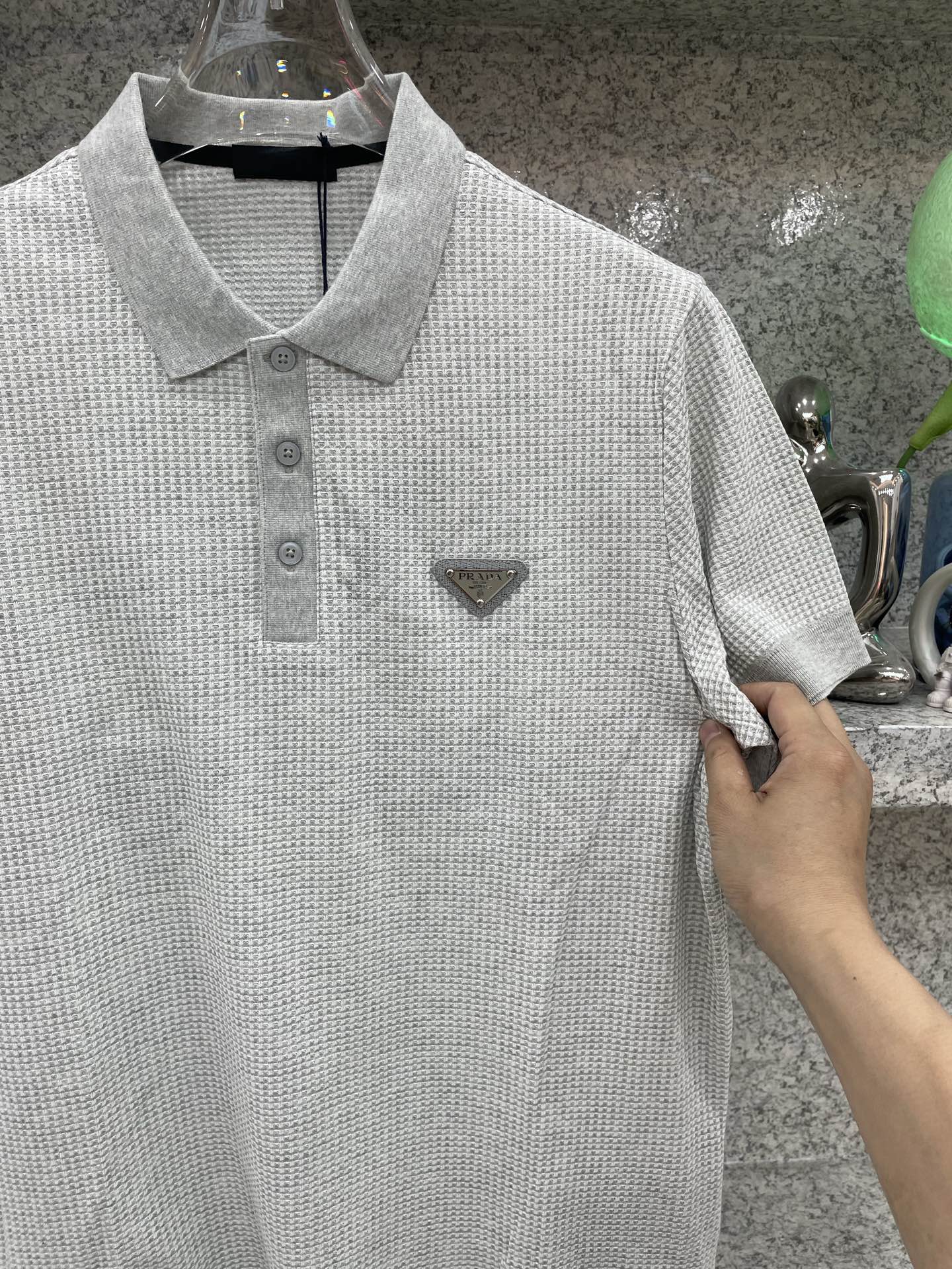 PD普拉哒高端 🆕D冬Polo🔈订制面料 细腻亲肤面料，三角标奢华感设计点缀 高级起角订制简约翻领设计，