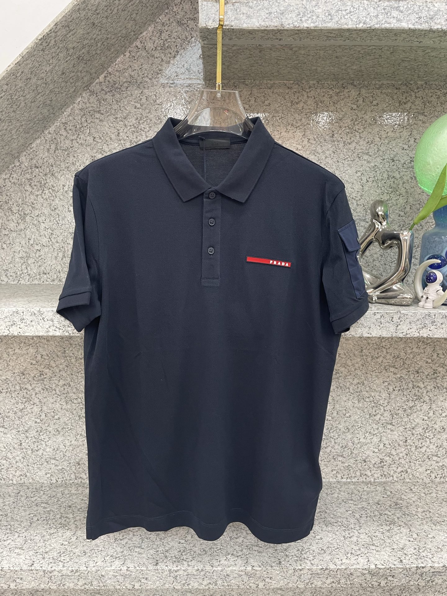 PD普拉哒高端 🆕D冬Polo🔈订制丝光株地面料 细腻亲肤面料，三角标奢华感设计点缀 高级起角订制简约翻