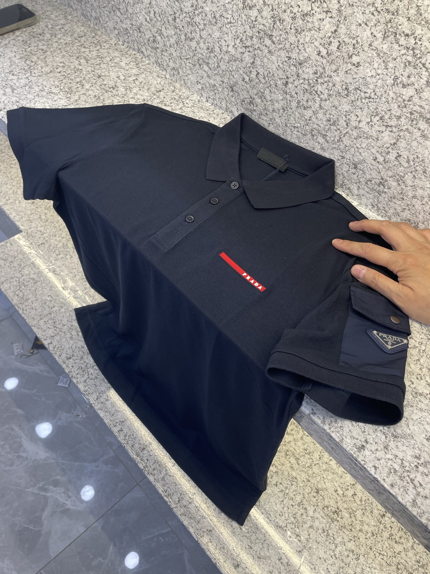 PD普拉哒高端 🆕D冬Polo🔈订制丝光株地面料 细腻亲肤面料，三角标奢华感设计点缀 高级起角订制简约翻