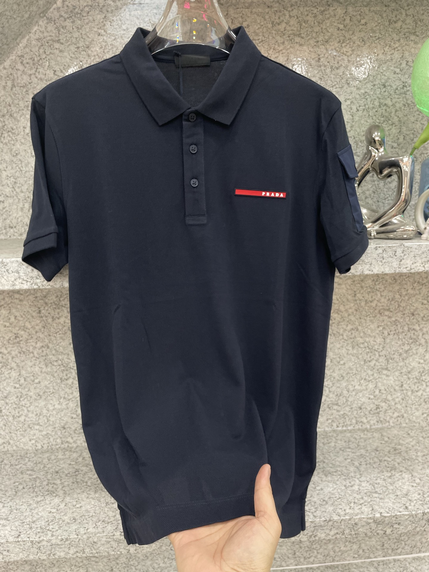 PD普拉哒高端 🆕D冬Polo🔈订制丝光株地面料 细腻亲肤面料，三角标奢华感设计点缀 高级起角订制简约翻