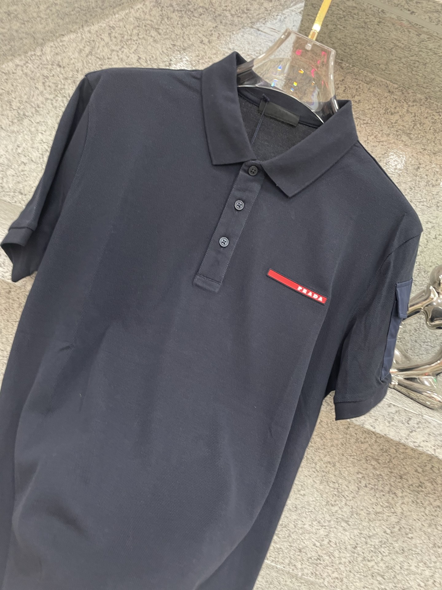 PD普拉哒高端 🆕D冬Polo🔈订制丝光株地面料 细腻亲肤面料，三角标奢华感设计点缀 高级起角订制简约翻