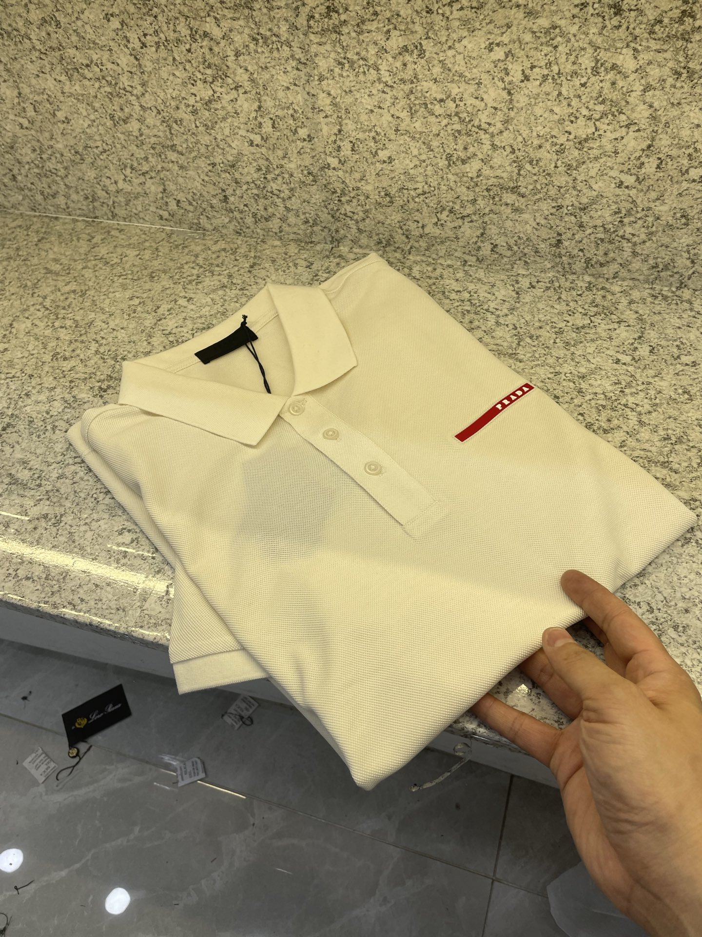 PD普拉哒高端 🆕D冬Polo🔈订制丝光株地面料 细腻亲肤面料，三角标奢华感设计点缀 高级起角订制简约翻