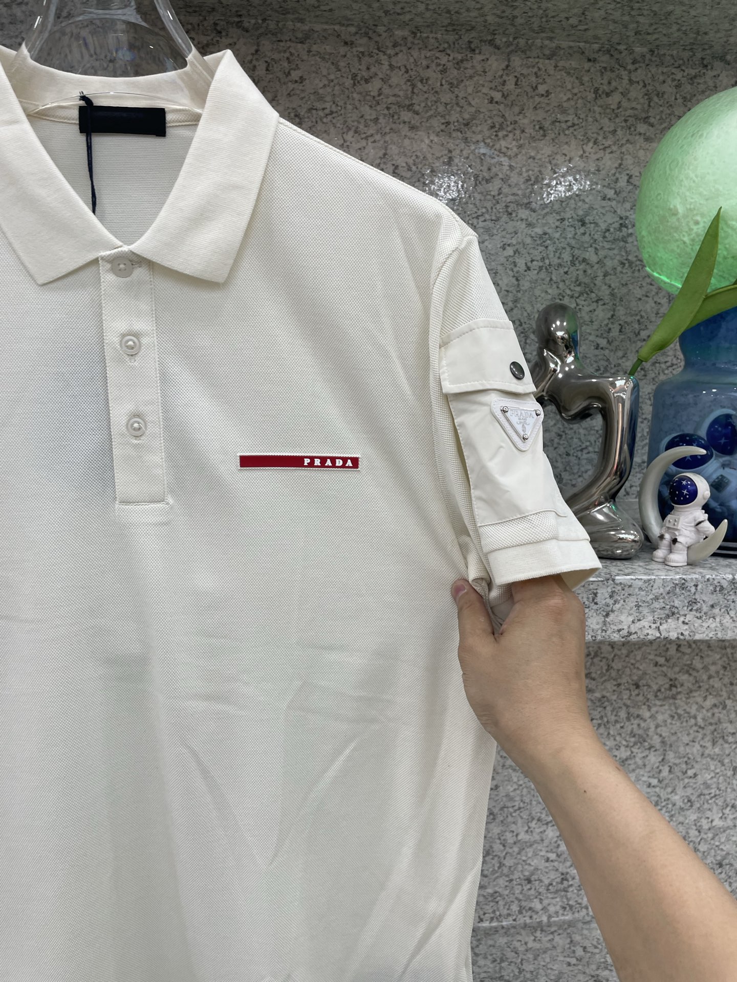 PD普拉哒高端 🆕D冬Polo🔈订制丝光株地面料 细腻亲肤面料，三角标奢华感设计点缀 高级起角订制简约翻