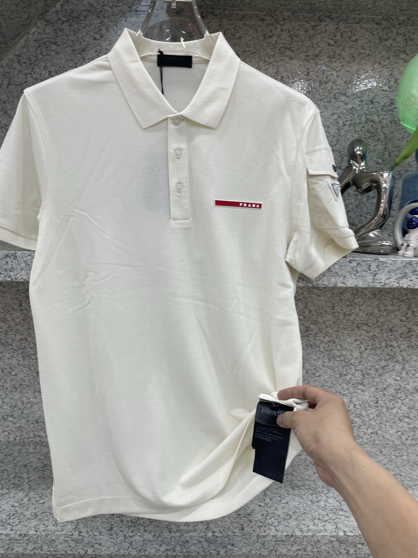 PD普拉哒高端 🆕D冬Polo🔈订制丝光株地面料 细腻亲肤面料，三角标奢华感设计点缀 高级起角订制简约翻