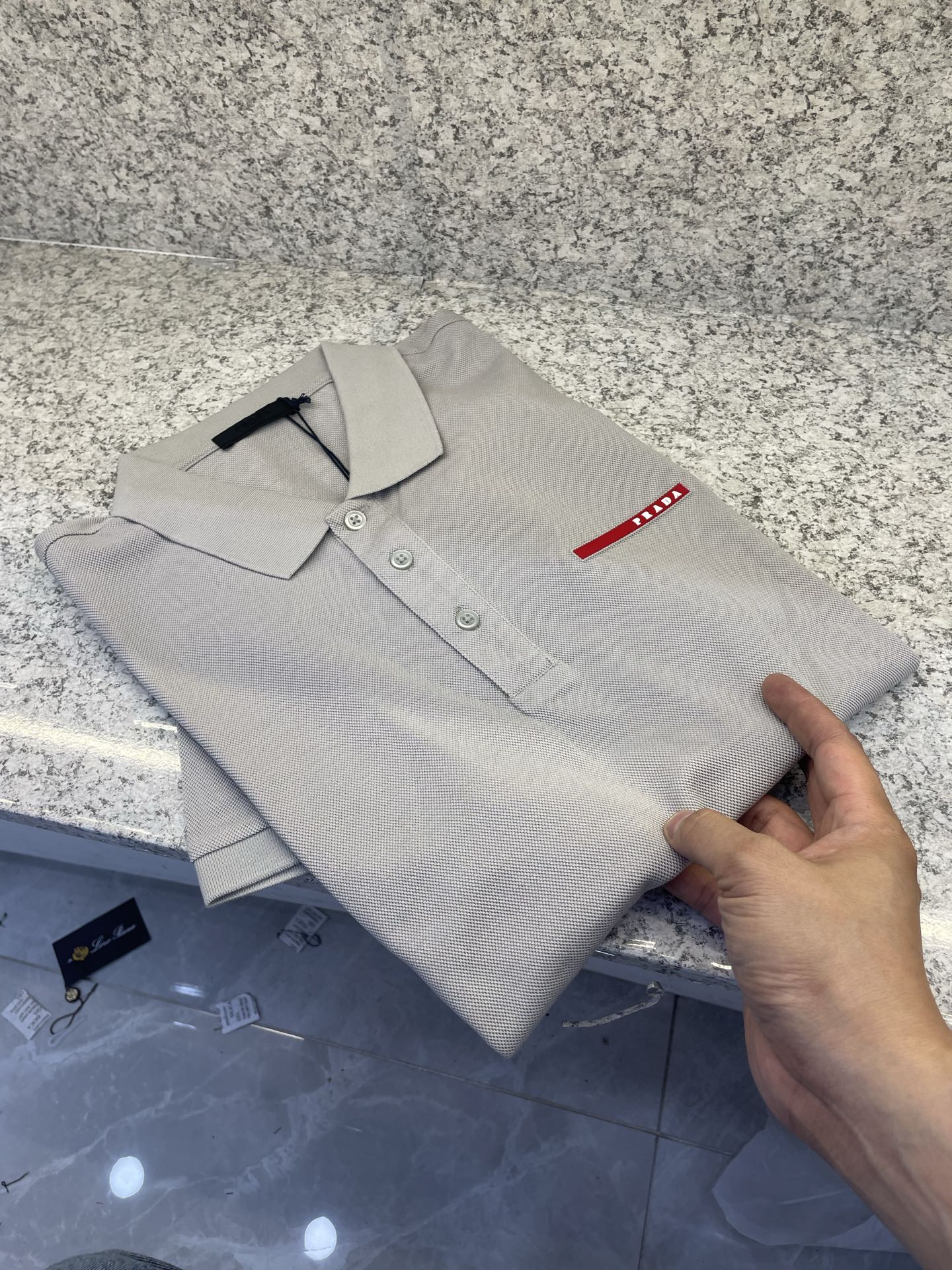 PD普拉哒高端 🆕D冬Polo🔈订制丝光株地面料 细腻亲肤面料，三角标奢华感设计点缀 高级起角订制简约翻