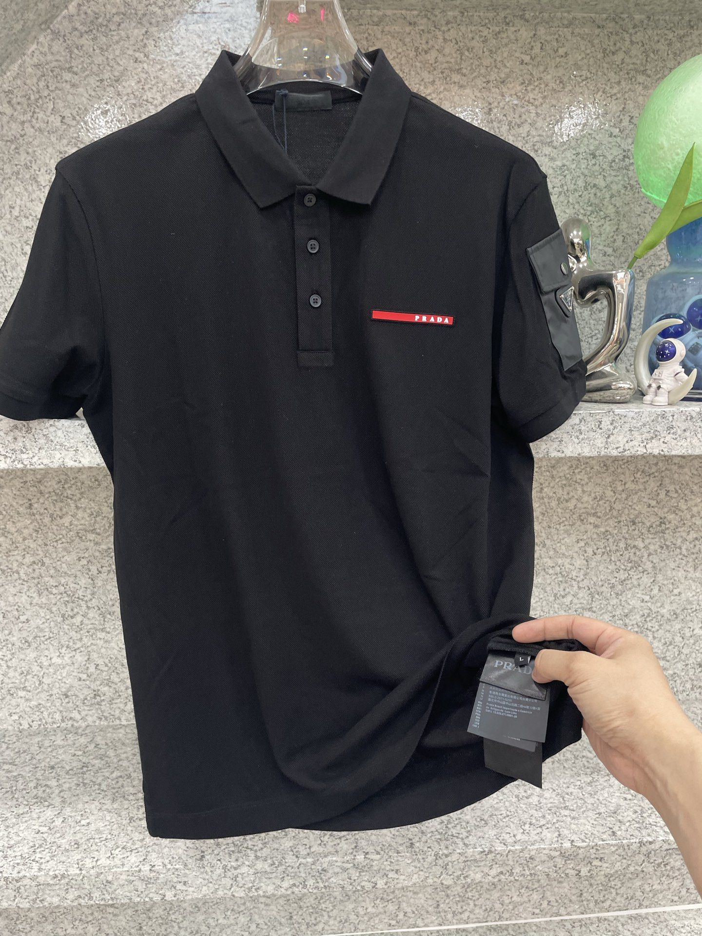 PD普拉哒高端 🆕D冬Polo🔈订制丝光株地面料 细腻亲肤面料，三角标奢华感设计点缀 高级起角订制简约翻