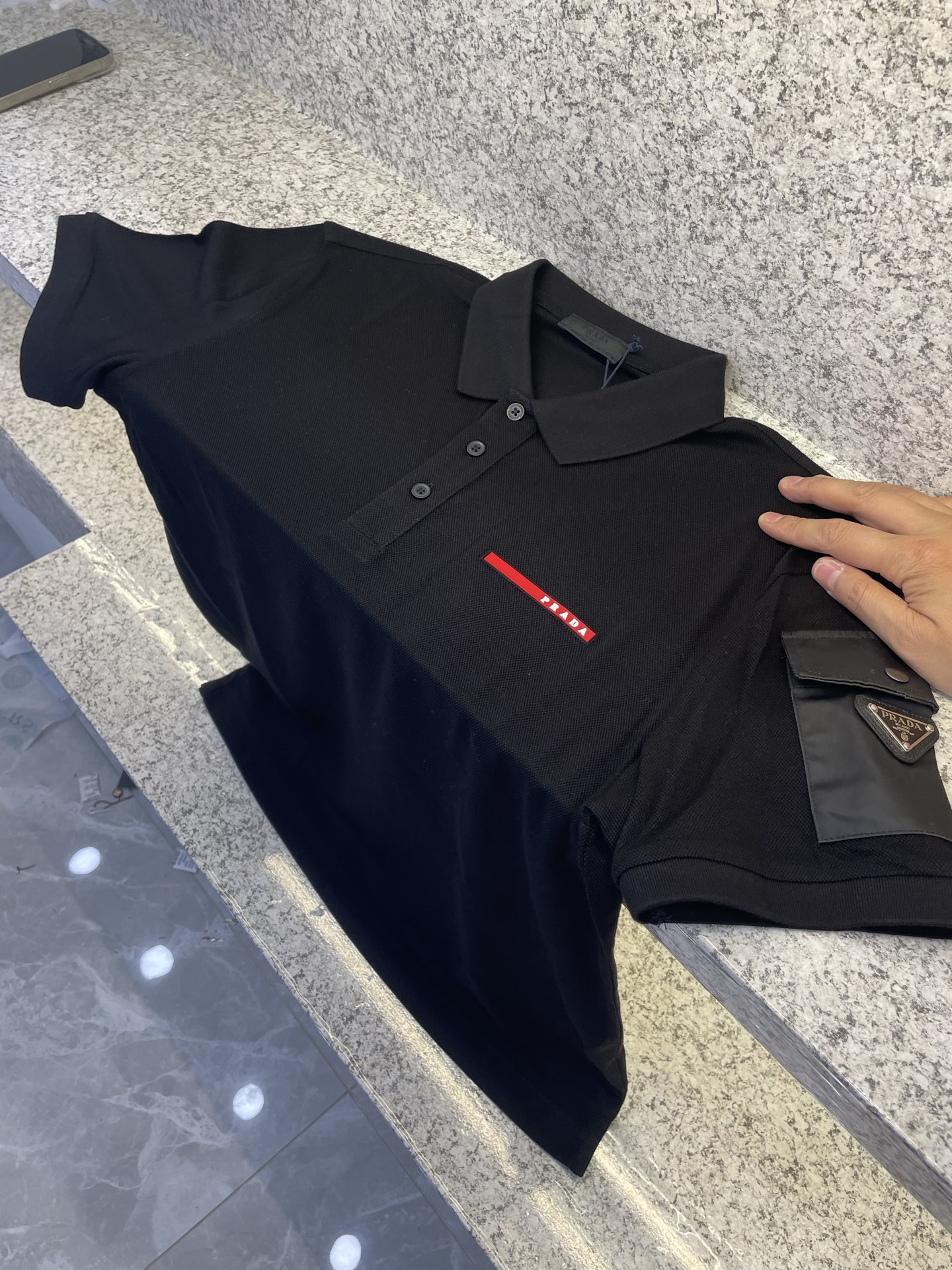 PD普拉哒高端 🆕D冬Polo🔈订制丝光株地面料 细腻亲肤面料，三角标奢华感设计点缀 高级起角订制简约翻