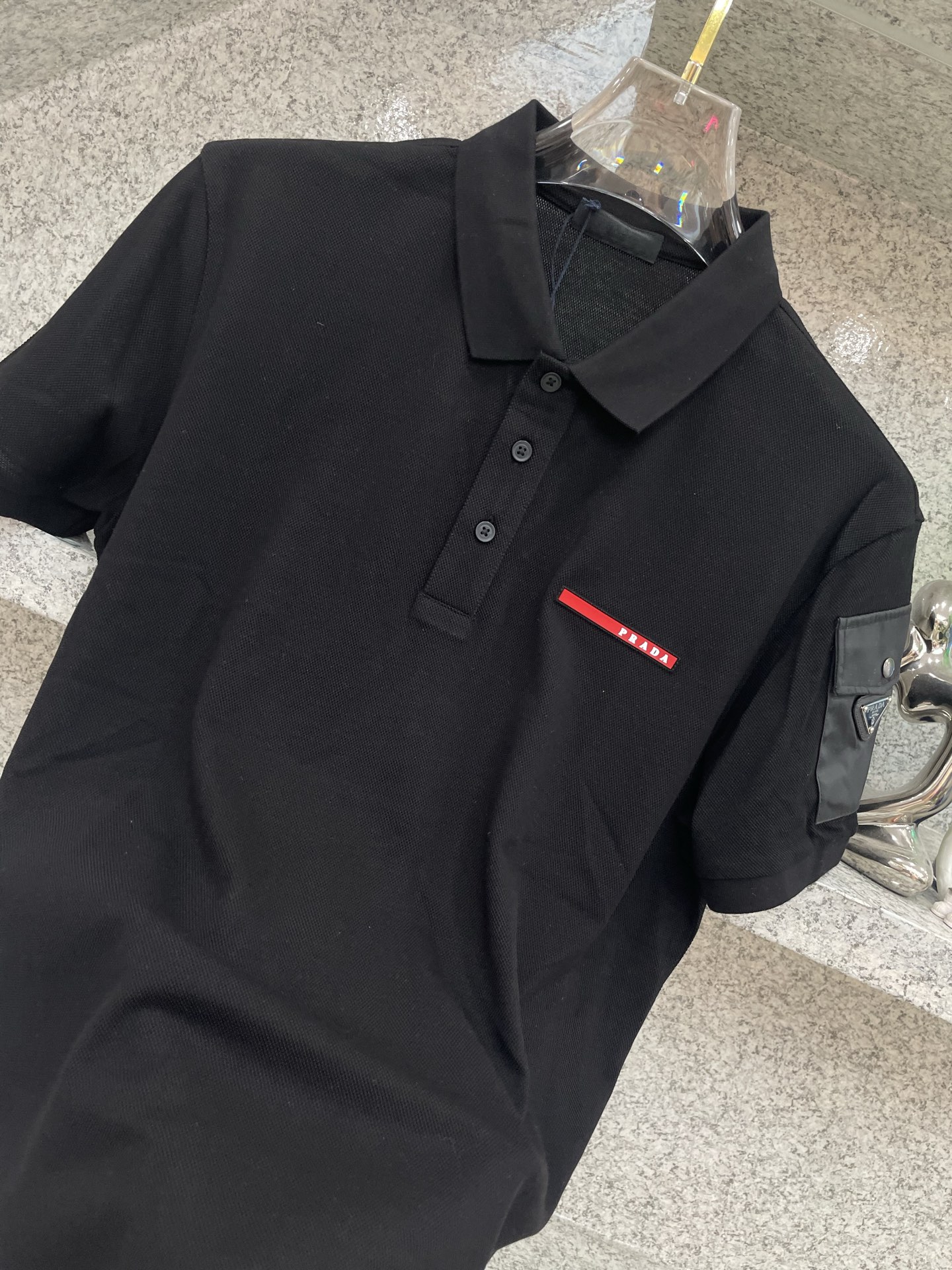 PD普拉哒高端 🆕D冬Polo🔈订制丝光株地面料 细腻亲肤面料，三角标奢华感设计点缀 高级起角订制简约翻