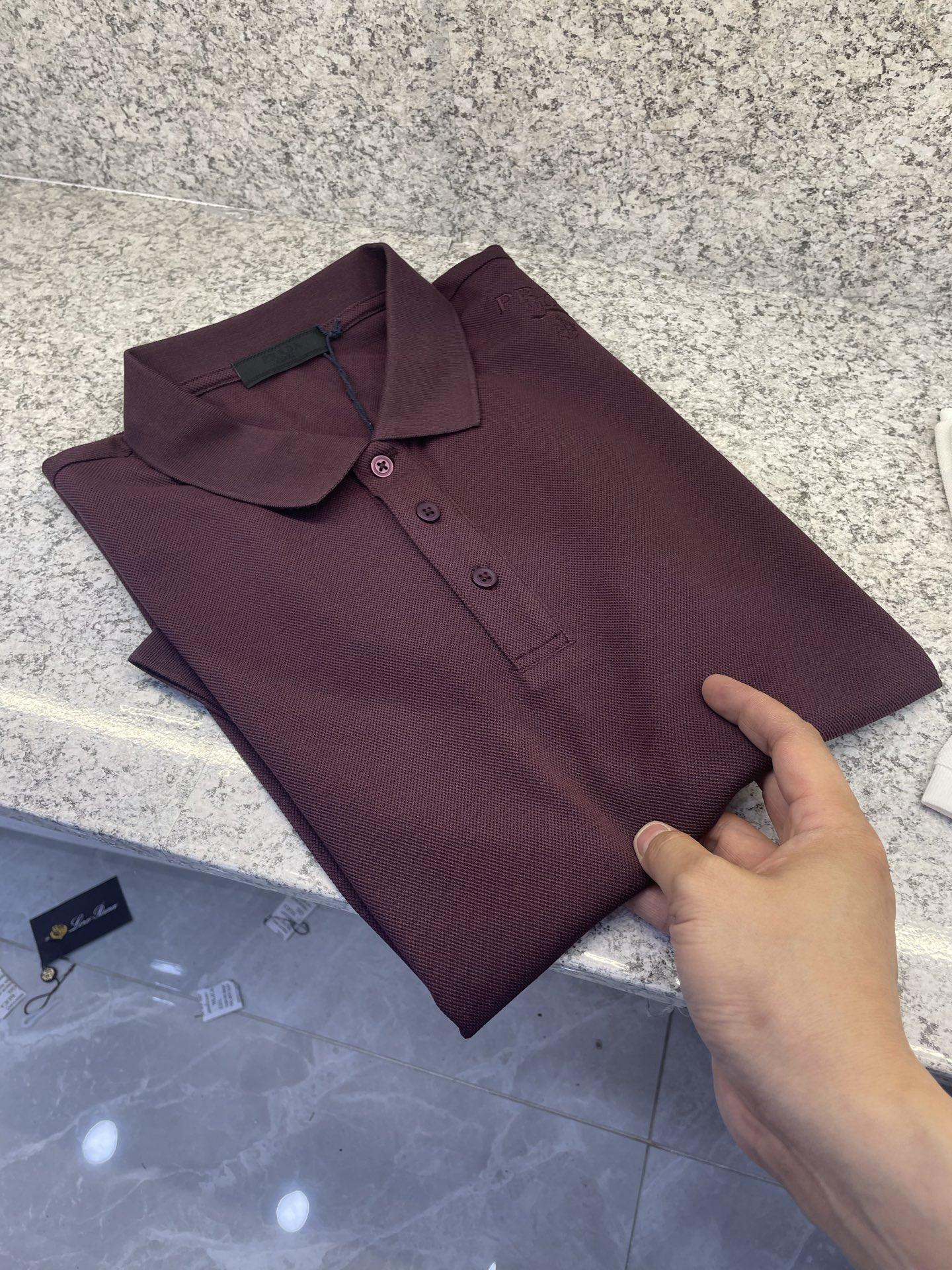 PD普拉哒高端 🆕D冬Polo🔈订制丝光株地面料 细腻亲肤面料，三角标奢华感设计点缀 高级起角订制简约翻