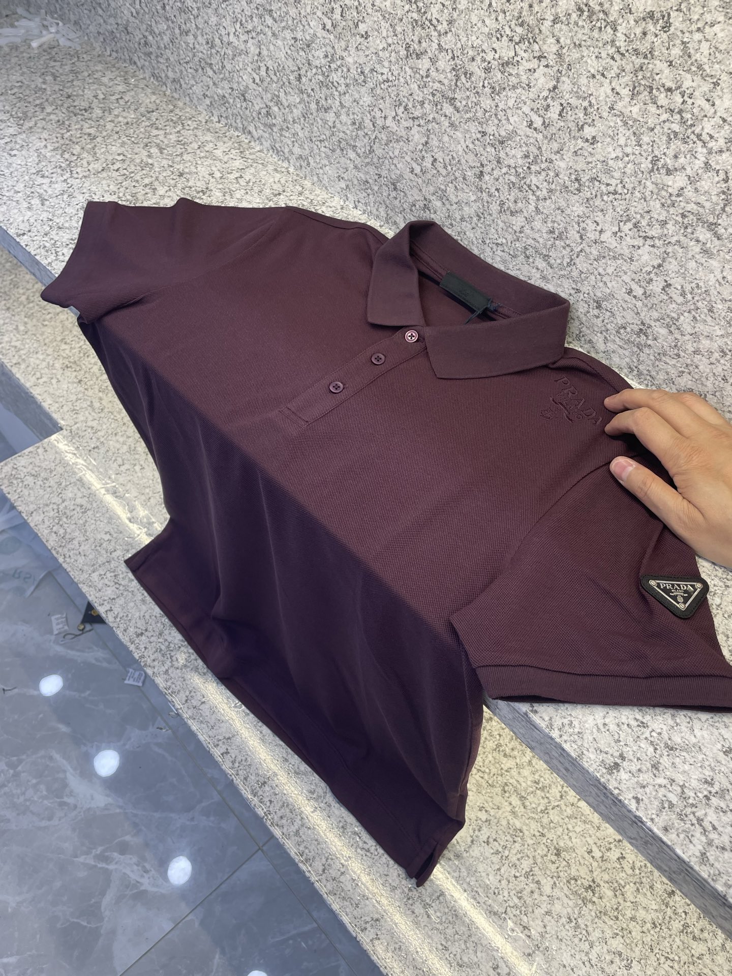 PD普拉哒高端 🆕D冬Polo🔈订制丝光株地面料 细腻亲肤面料，三角标奢华感设计点缀 高级起角订制简约翻