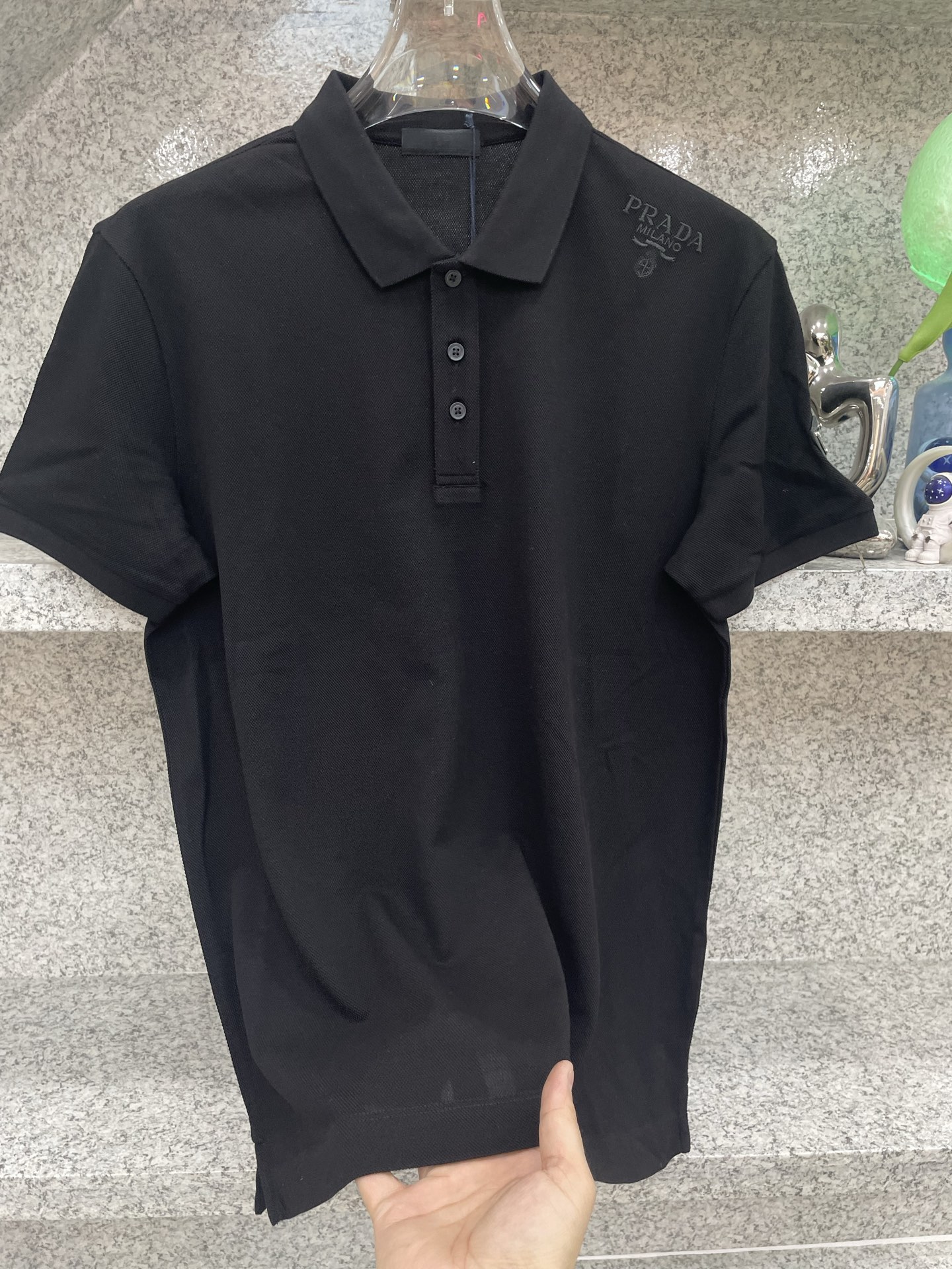 PD普拉哒高端 🆕D冬Polo🔈订制丝光株地面料 细腻亲肤面料，三角标奢华感设计点缀 高级起角订制简约翻