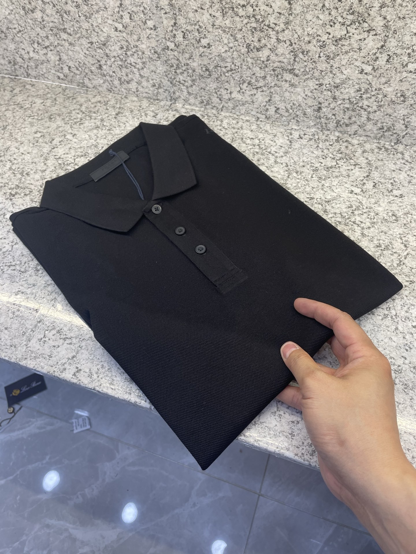 PD普拉哒高端 🆕D冬Polo🔈订制丝光株地面料 细腻亲肤面料，三角标奢华感设计点缀 高级起角订制简约翻