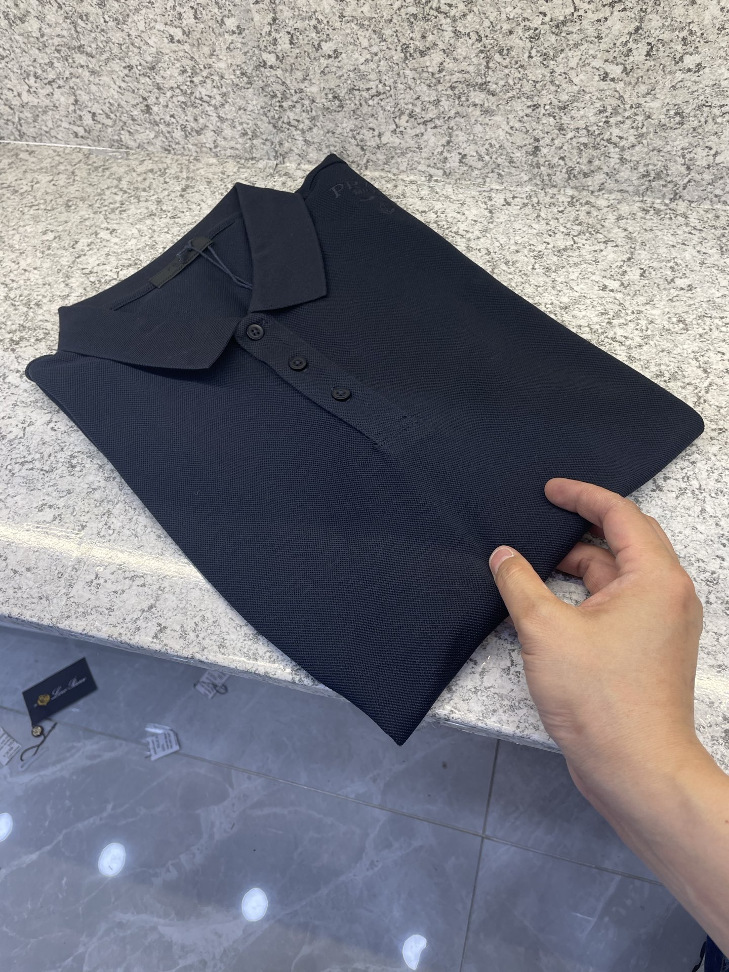 PD普拉哒高端 🆕D冬Polo🔈订制丝光株地面料 细腻亲肤面料，三角标奢华感设计点缀 高级起角订制简约翻