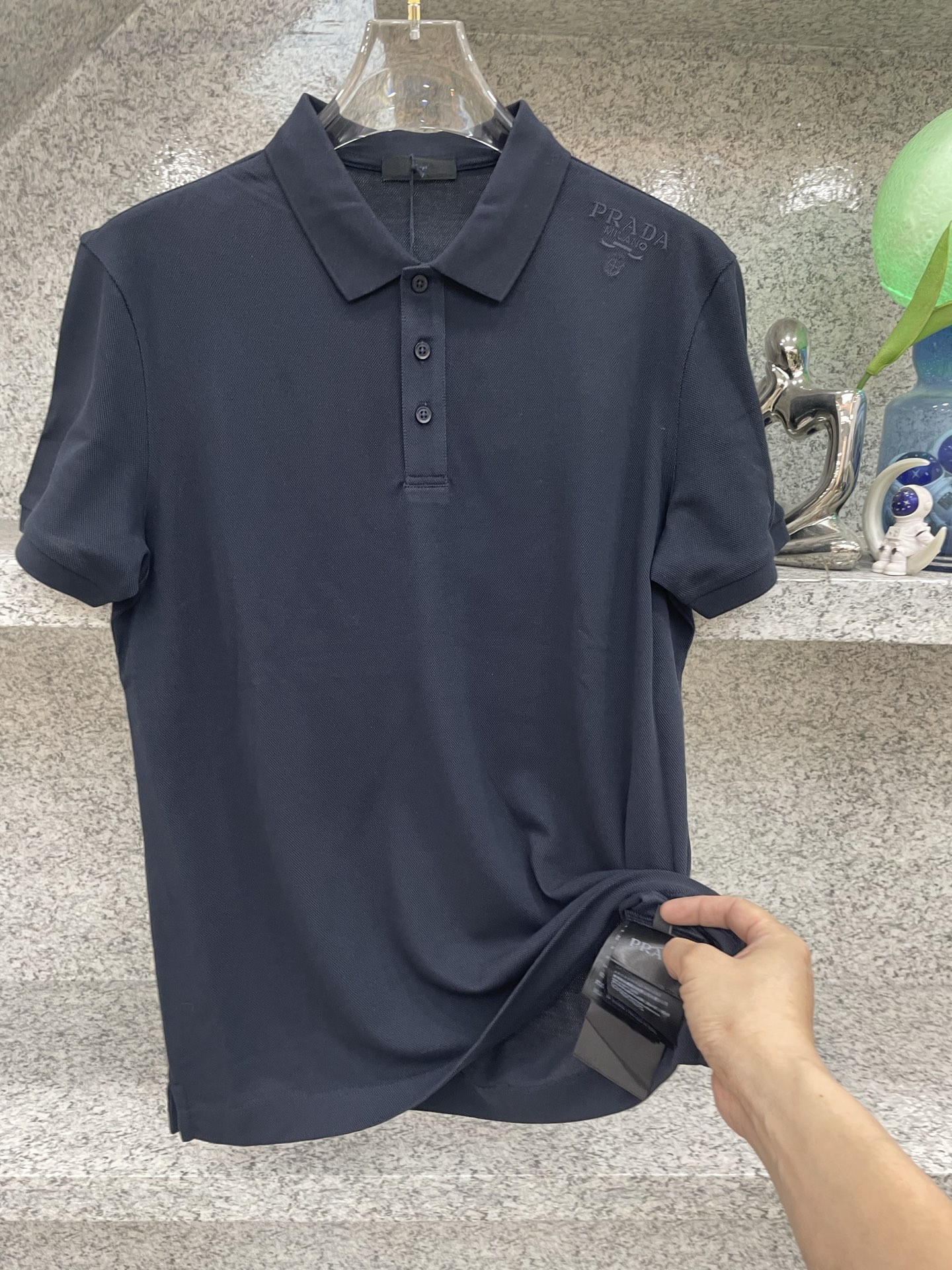 PD普拉哒高端 🆕D冬Polo🔈订制丝光株地面料 细腻亲肤面料，三角标奢华感设计点缀 高级起角订制简约翻