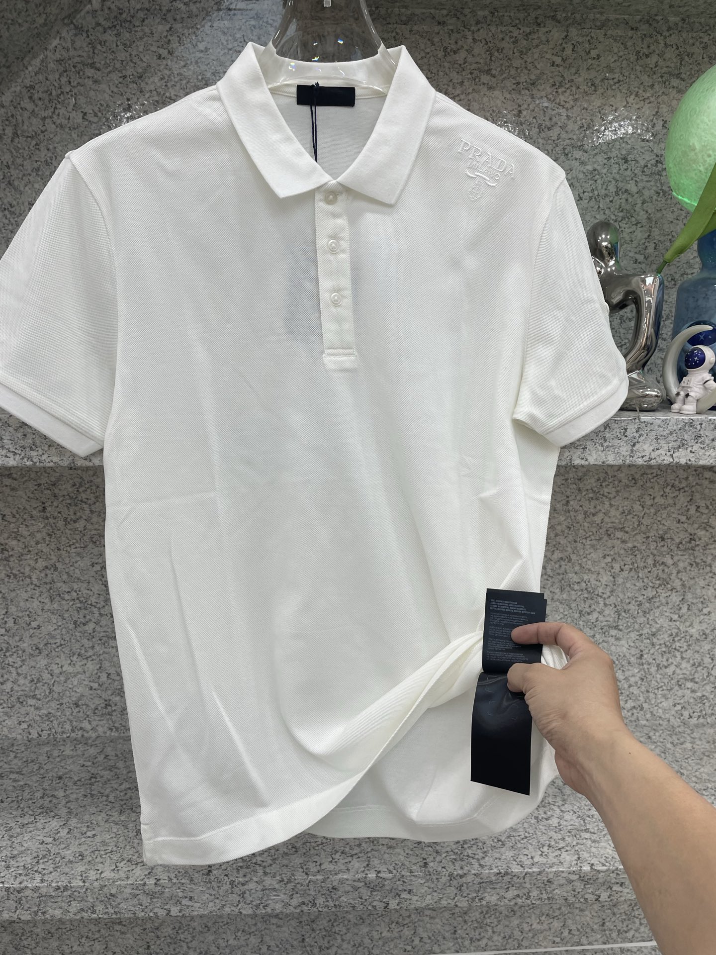 PD普拉哒高端 🆕D冬Polo🔈订制丝光株地面料 细腻亲肤面料，三角标奢华感设计点缀 高级起角订制简约翻