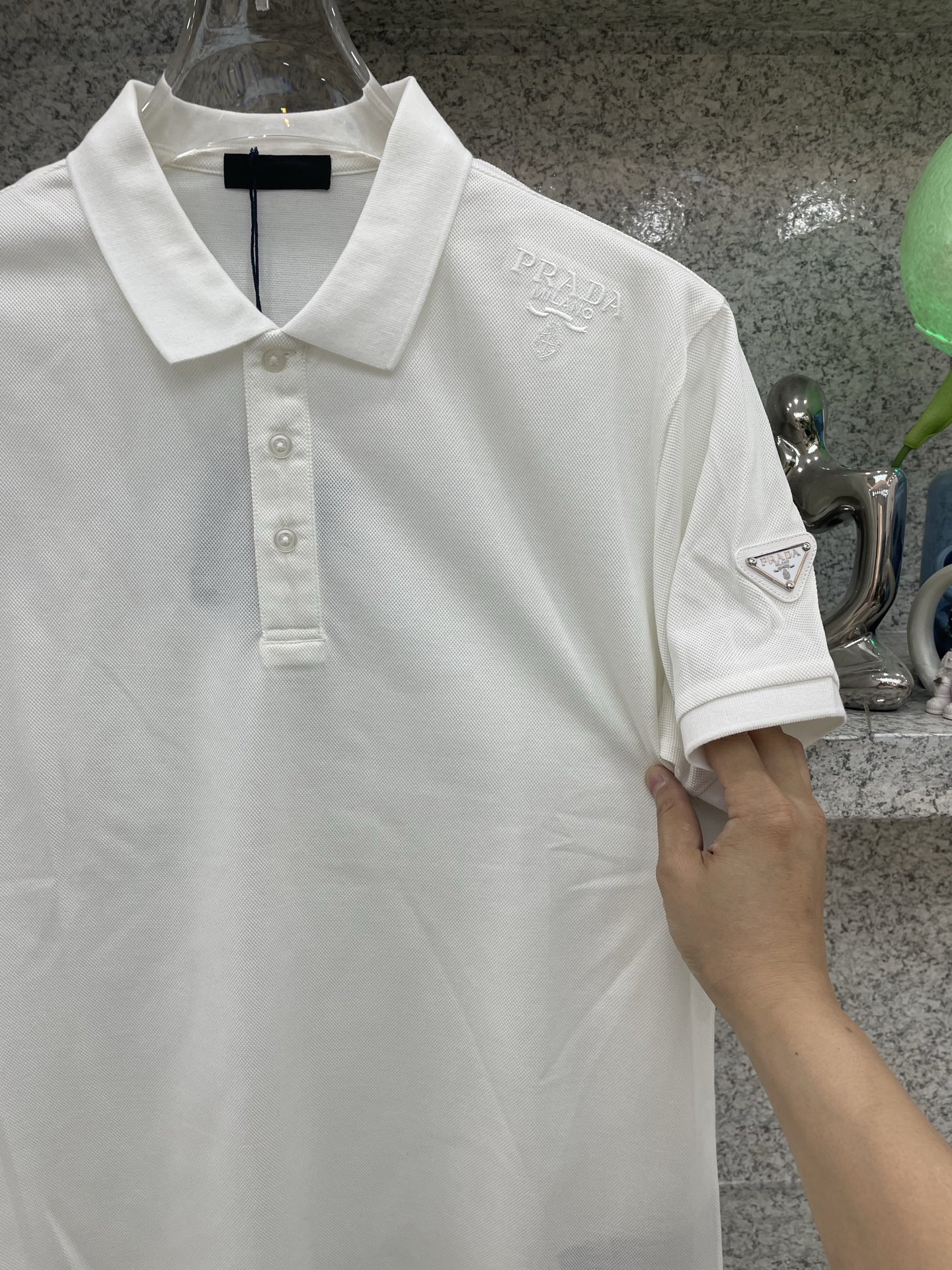 PD普拉哒高端 🆕D冬Polo🔈订制丝光株地面料 细腻亲肤面料，三角标奢华感设计点缀 高级起角订制简约翻