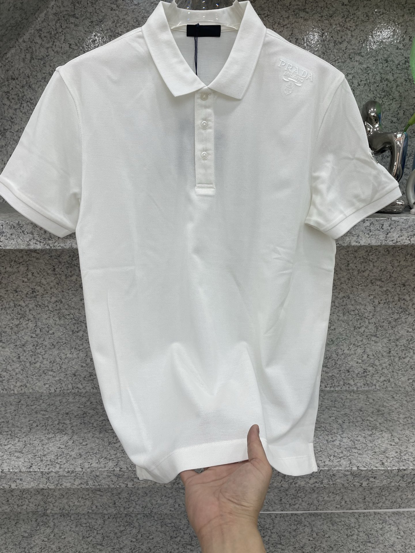 PD普拉哒高端 🆕D冬Polo🔈订制丝光株地面料 细腻亲肤面料，三角标奢华感设计点缀 高级起角订制简约翻