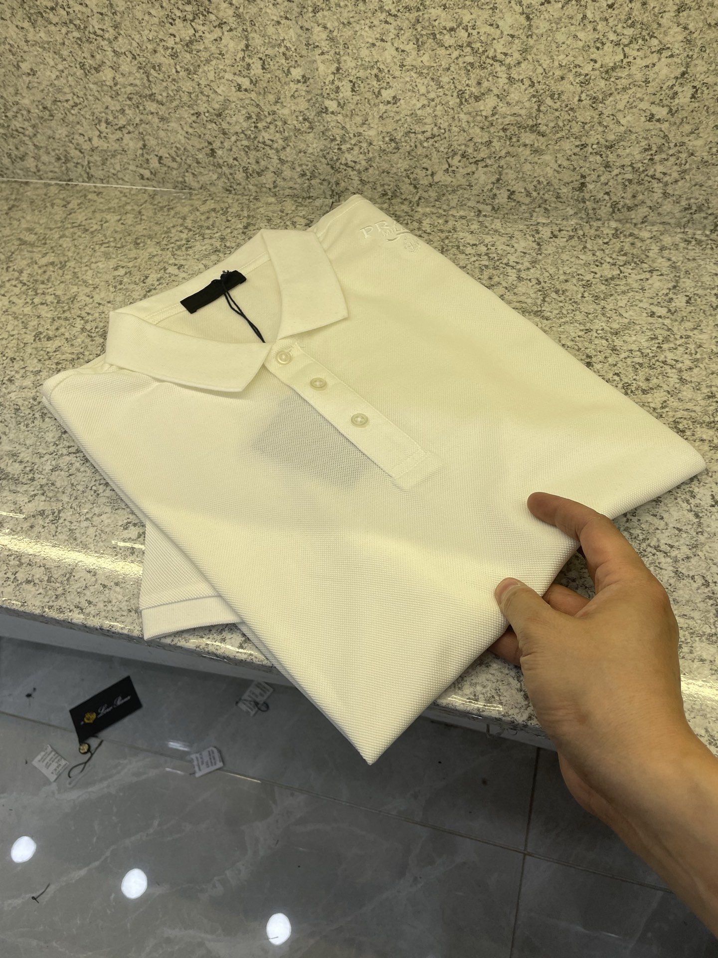 PD普拉哒高端 🆕D冬Polo🔈订制丝光株地面料 细腻亲肤面料，三角标奢华感设计点缀 高级起角订制简约翻