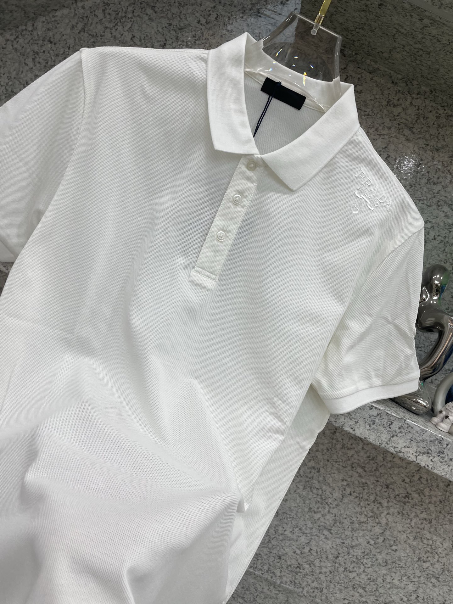 PD普拉哒高端 🆕D冬Polo🔈订制丝光株地面料 细腻亲肤面料，三角标奢华感设计点缀 高级起角订制简约翻