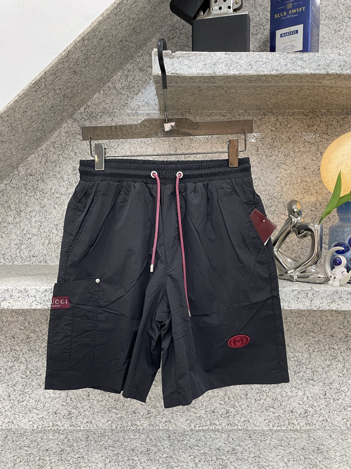 GUGUI古倚 2026XX夏季新款短裤🩳轻薄防风面料，透气舒适，夏天穿超合适！宽松版型+抽绳设计，松紧