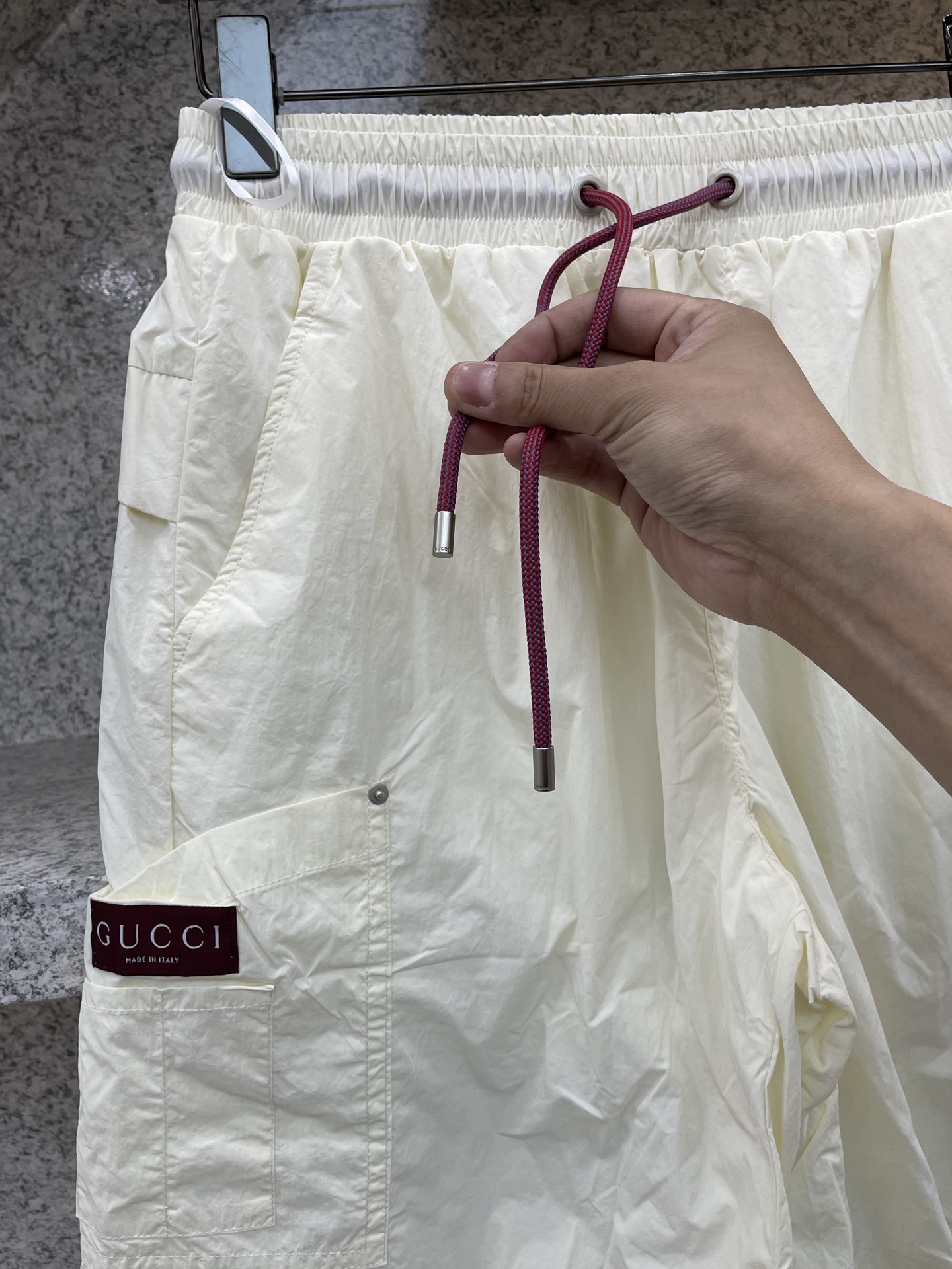 GUGUI古倚 2026XX夏季新款短裤🩳轻薄防风面料，透气舒适，夏天穿超合适！宽松版型+抽绳设计，松紧