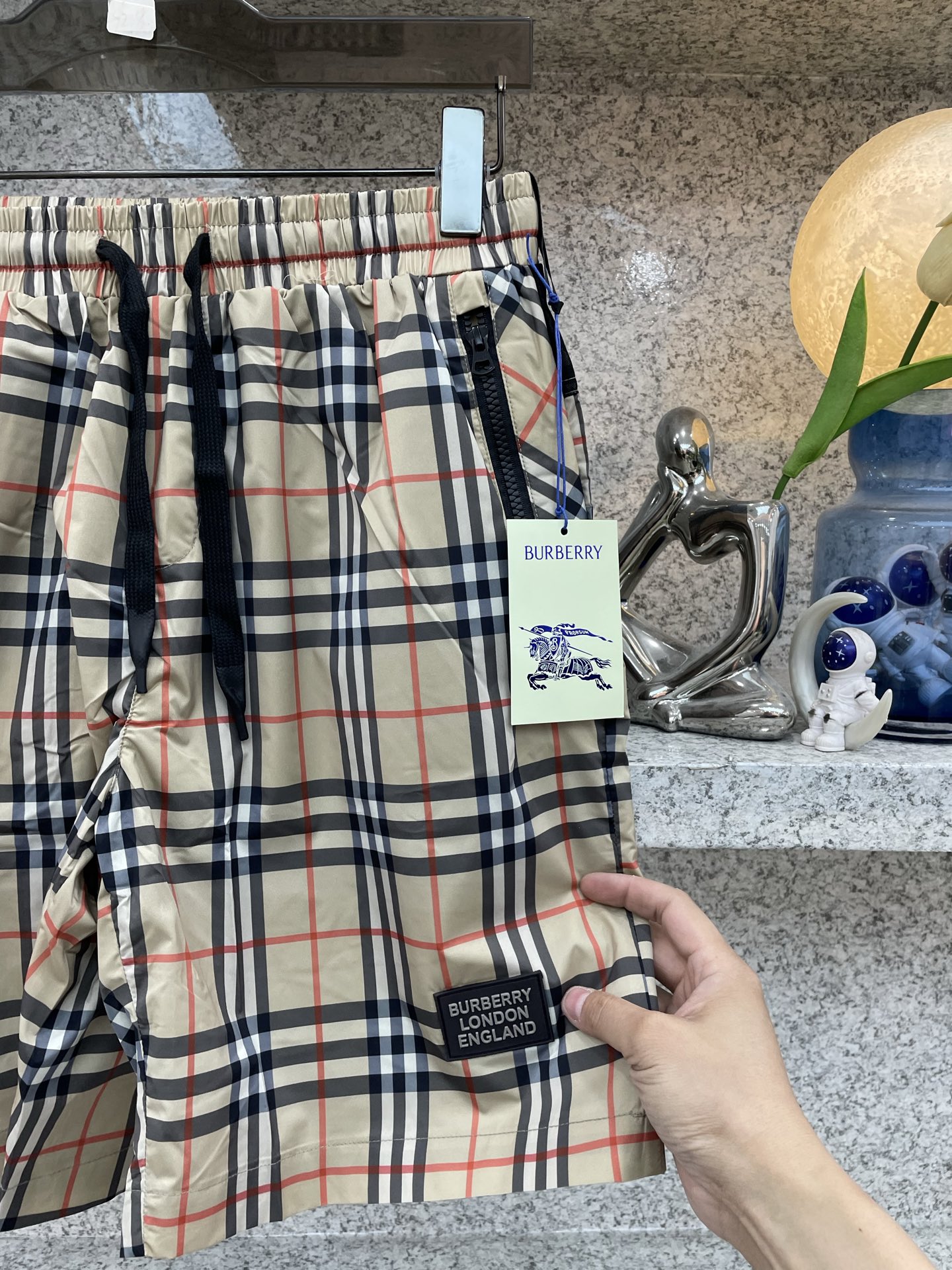 BBR 2026XX夏季新款短裤🩳轻薄防风面料，透气舒适，夏天穿超合适！宽松版型+抽绳设计，松紧随心调节