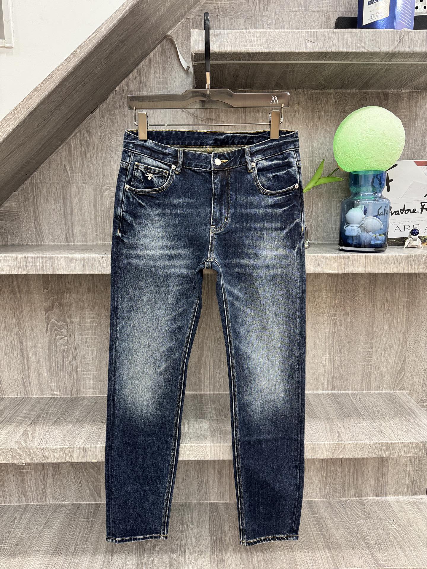 PRAD普拉哒😘秋冬26👖深绽蓝洗水 新品牛仔裤 专柜原版代购品质 🆕颜色超级漂亮 奢华独家五皮牌 工艺+洗水外贸📝品质