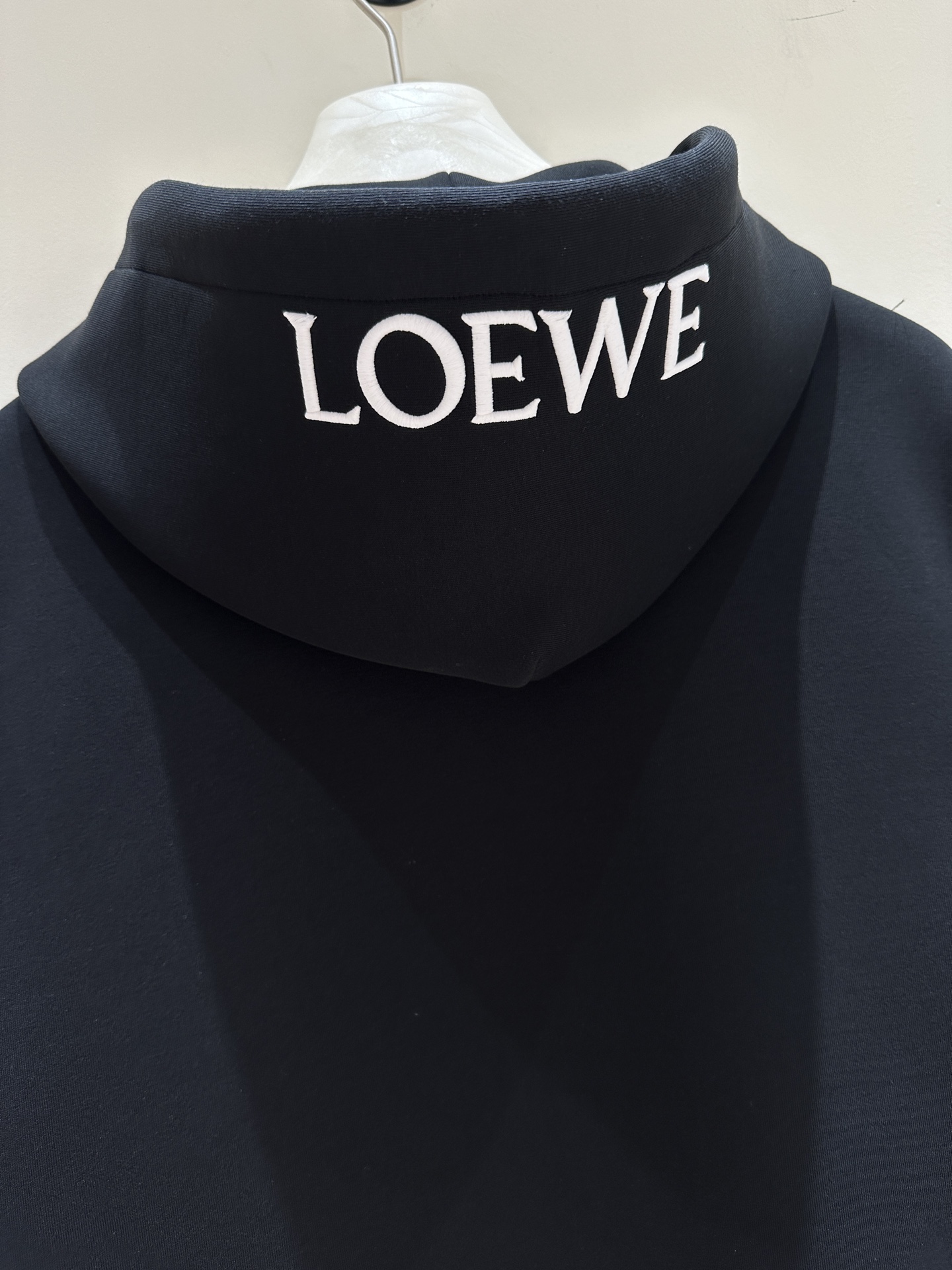 LOEWE Men's Black Cotton Hoodie Embroidered Logo Casual Activewear 4 i1757053132803 619 0 2