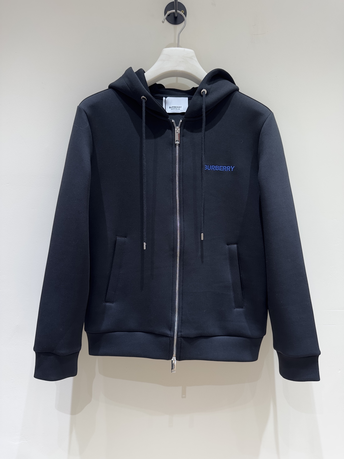Burberry Men's Black Zip-Up Hoodie Comfortable and Stylish 2 i1757225055456 3668 0 0