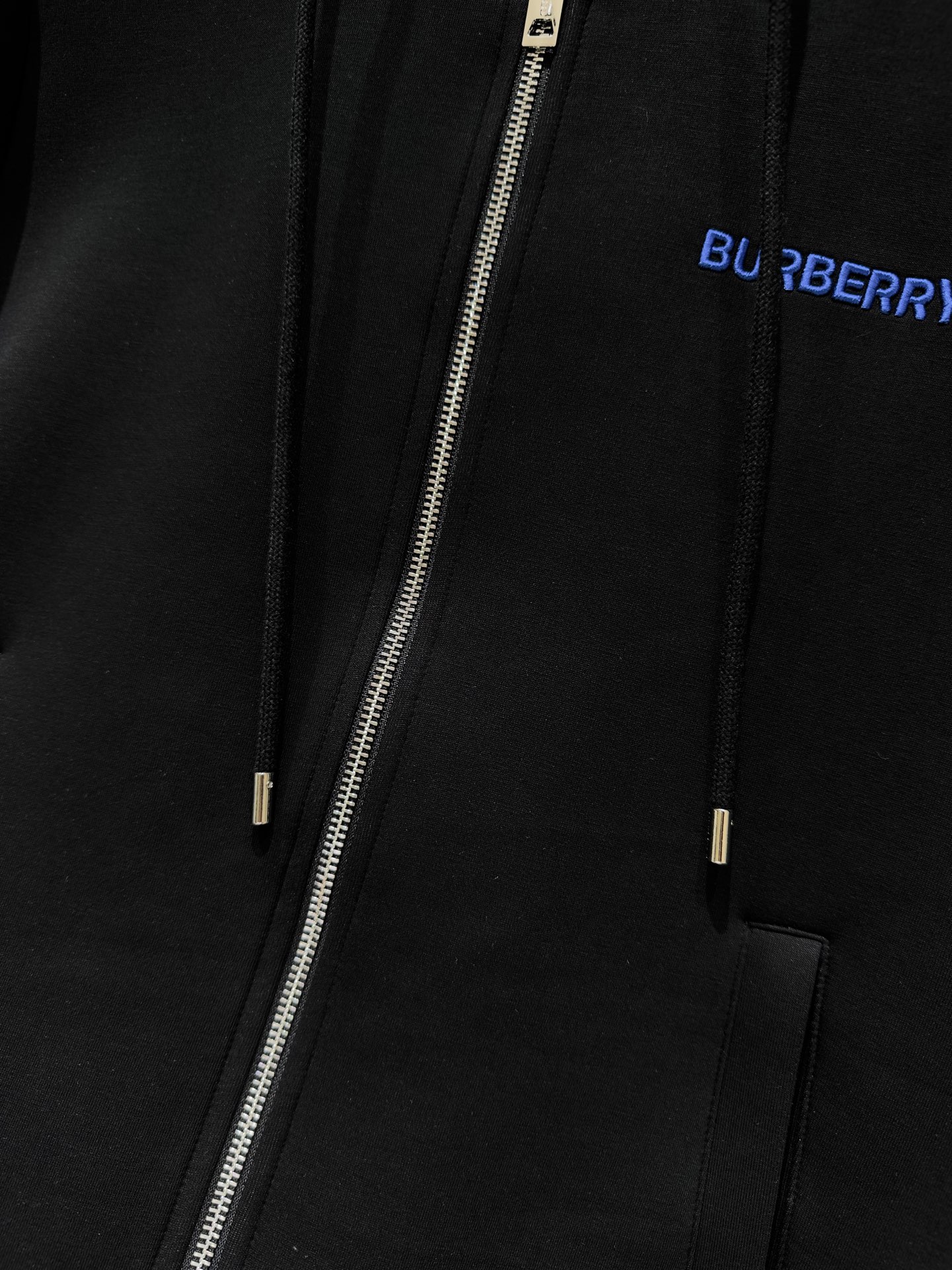 Burberry Men's Black Zip-Up Hoodie Comfortable and Stylish 6 i1757225055512 3737 0 4