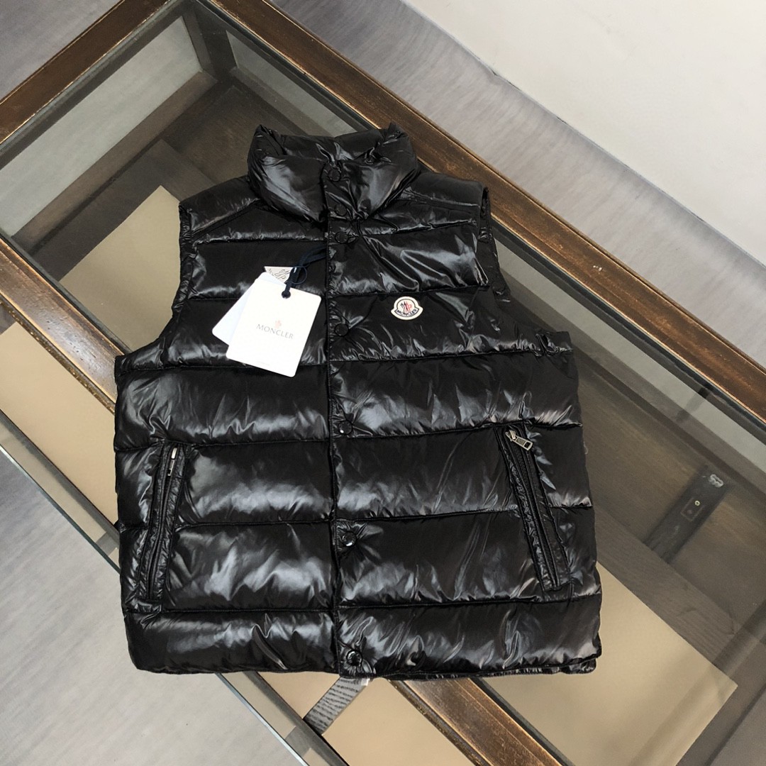 Moncler Clothing Waistcoat Black Winter Collection Fashion Casual