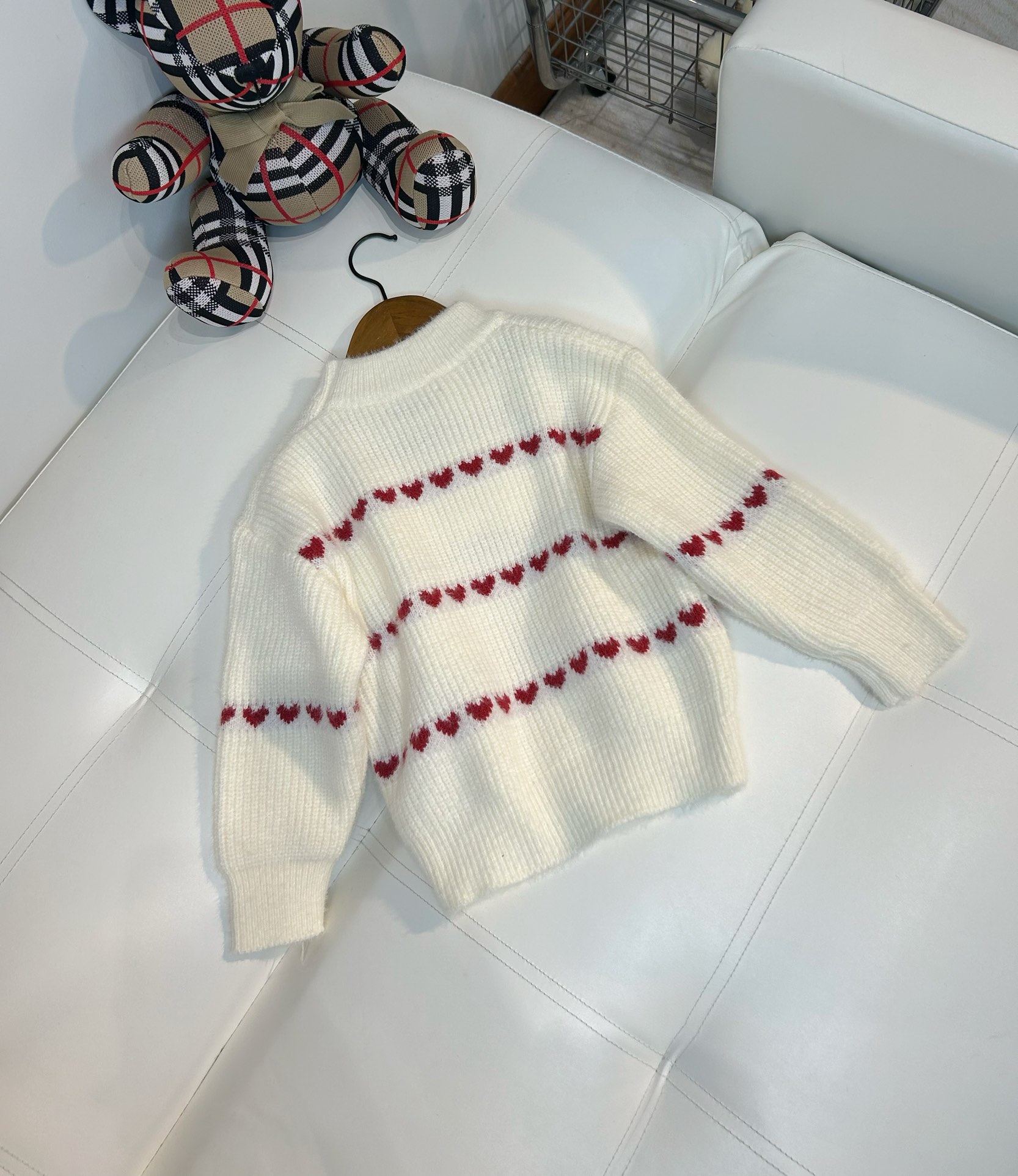 2023 Christmas Child Knitting Sweater with Glamorous Theme and Soft Mink Velvets - 图片 3