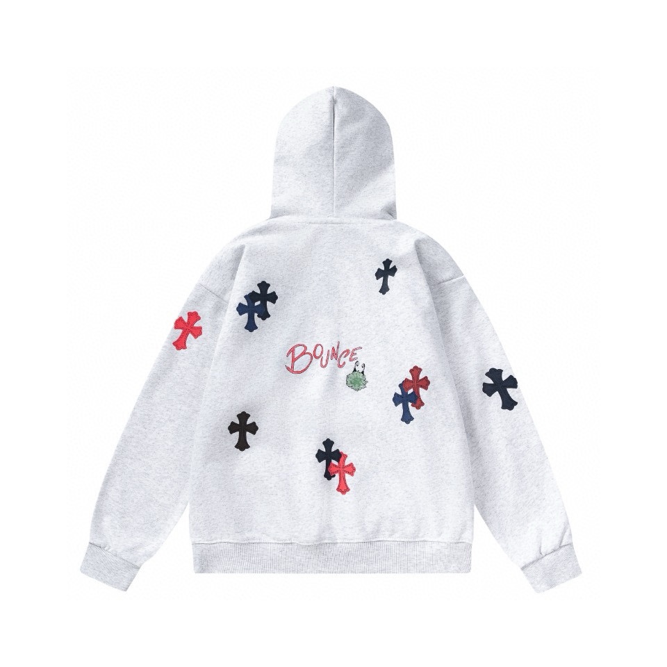 Graffiti-Printed Hoodie by Crocson: Unique Street Style for Autumn/Winter - 图片 2