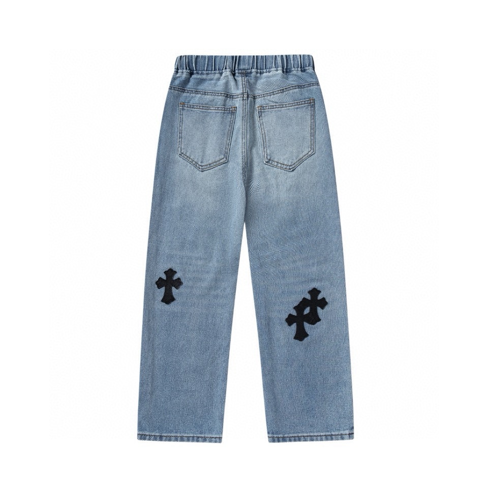 Stylish Classic Corset Jeans in Marble-Lined Roads, Quality Cotton Cowboy Fabric. - 图片 2