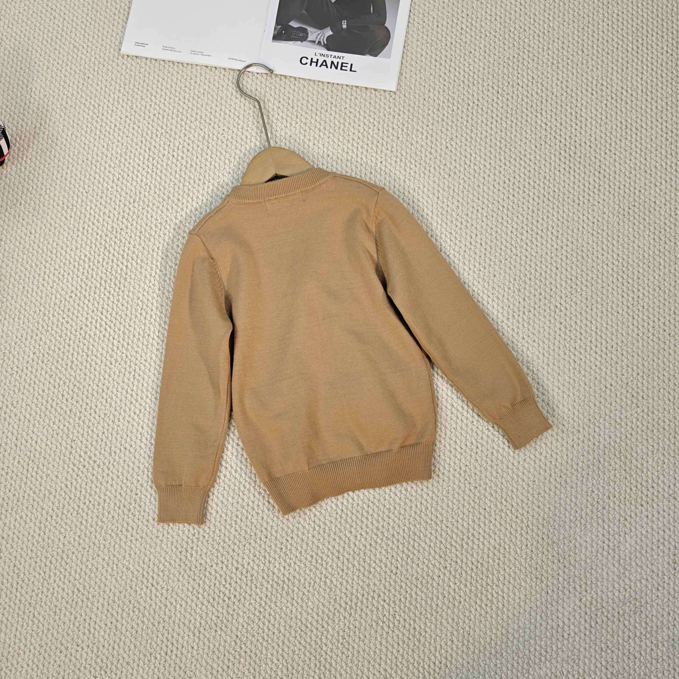 2024s P-House Introduces Soft Children’s Knit Shirts with Insulation, Code: 100-150 #158 - 图片 3