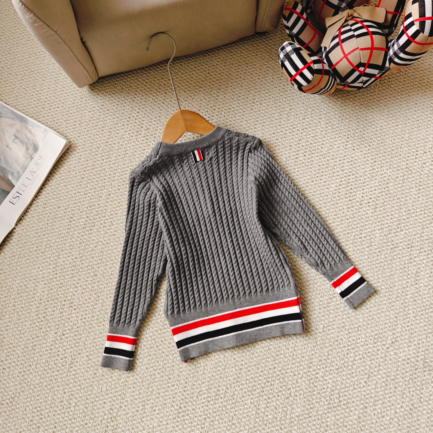 The 2025s are fresh children’s knitting sweaters. Skinless, soft and comfortable hand, code: 100-150 p 326 - 图片 3
