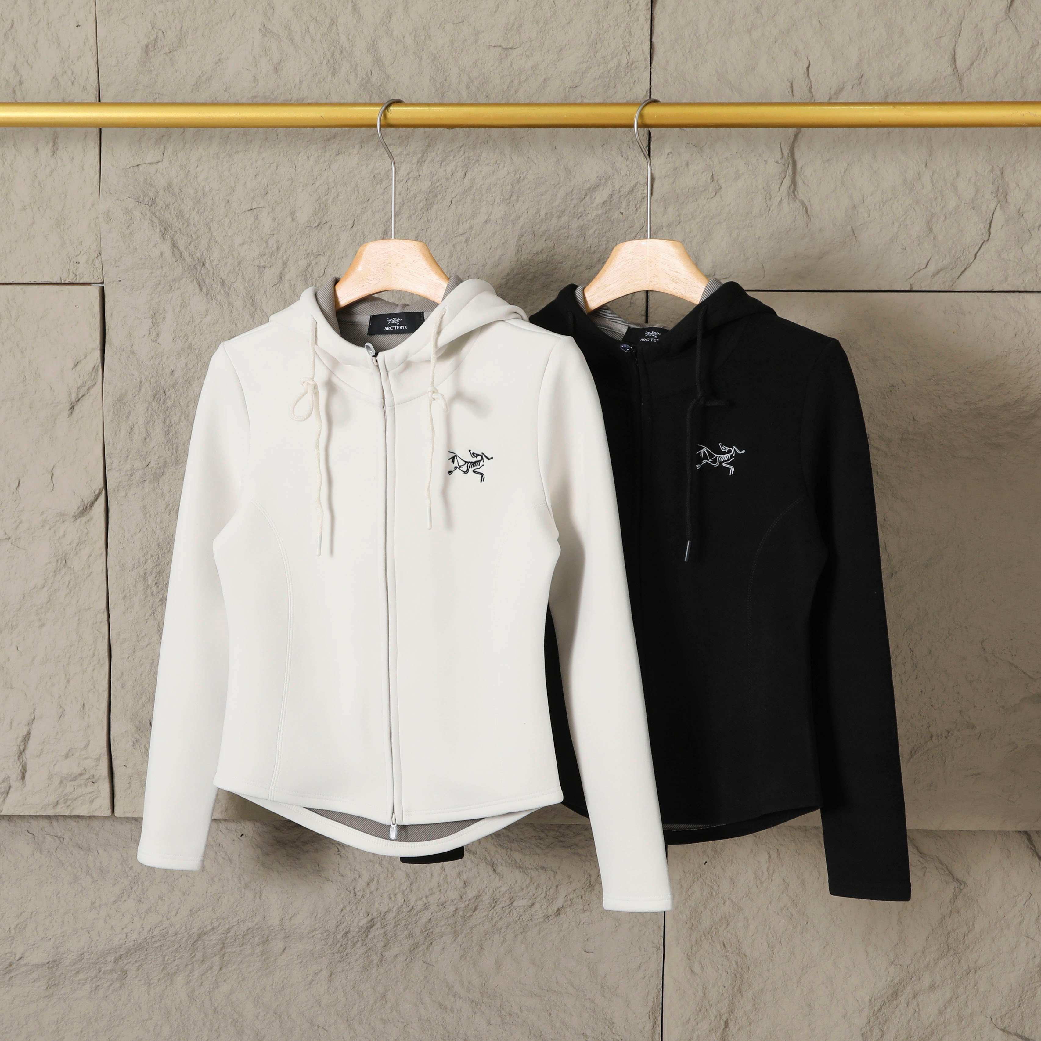 Arc'teryx Fleece Lined Full Zip Up Hoodie Warm Sport Sweatshirt Jacket