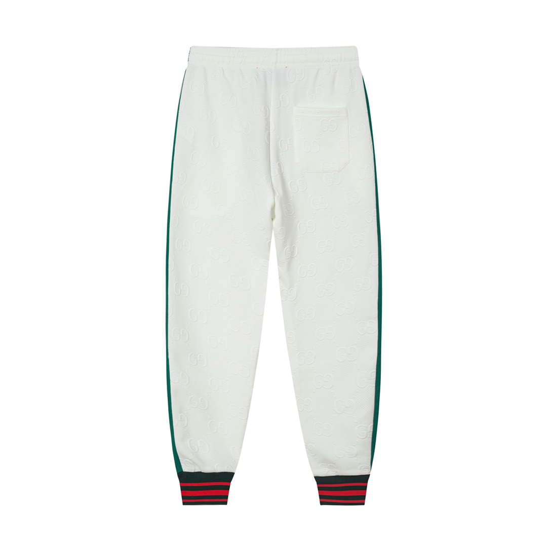 “Gucci Classic Full-Print Band Jacket: High-Quality, Comfortable, White, Multiple Sizes Available” - 图片 9
