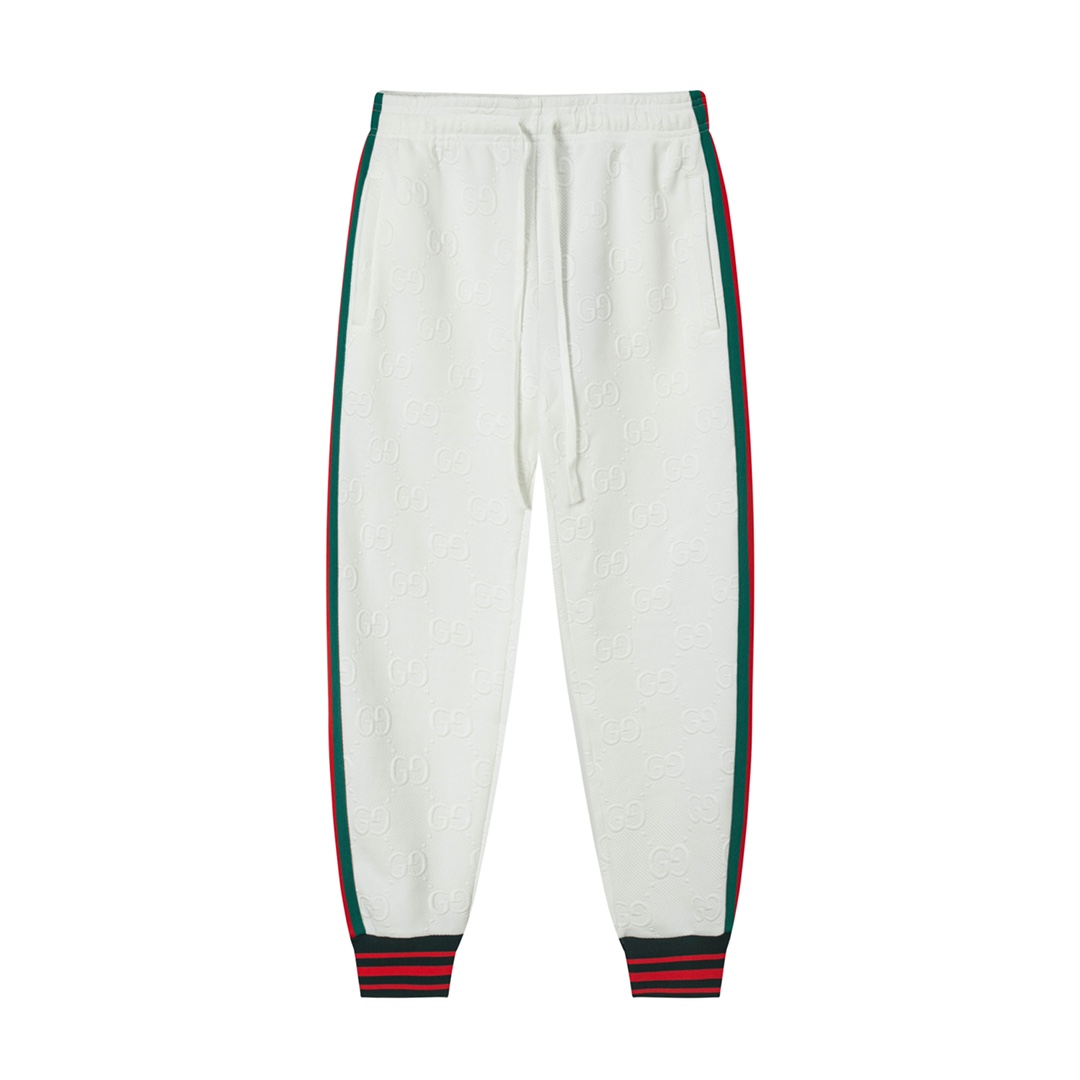 “Gucci Classic Full-Print Band Jacket: High-Quality, Comfortable, White, Multiple Sizes Available” - 图片 1