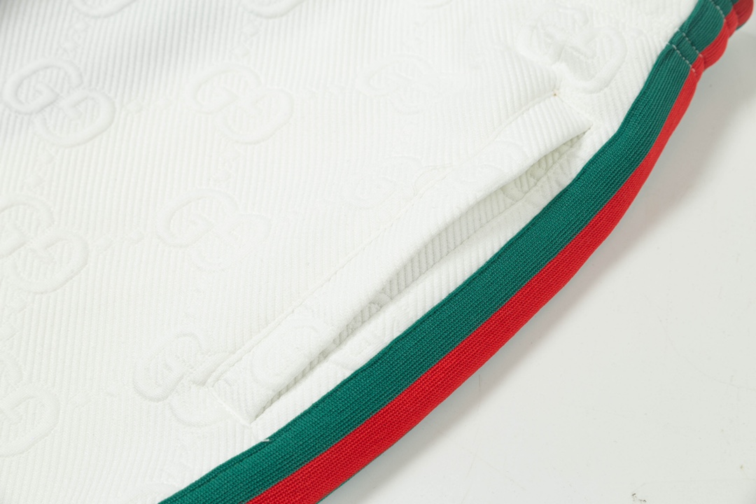 “Gucci Classic Full-Print Band Jacket: High-Quality, Comfortable, White, Multiple Sizes Available” - 图片 5