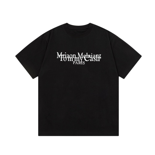 MM6 Maison Margiela Logo Print Short Sleeve T-Shirt - Unisex Style 1 MM6 Maison Margiela Logo Print Short Sleeve T-Shirt - Unisex Style