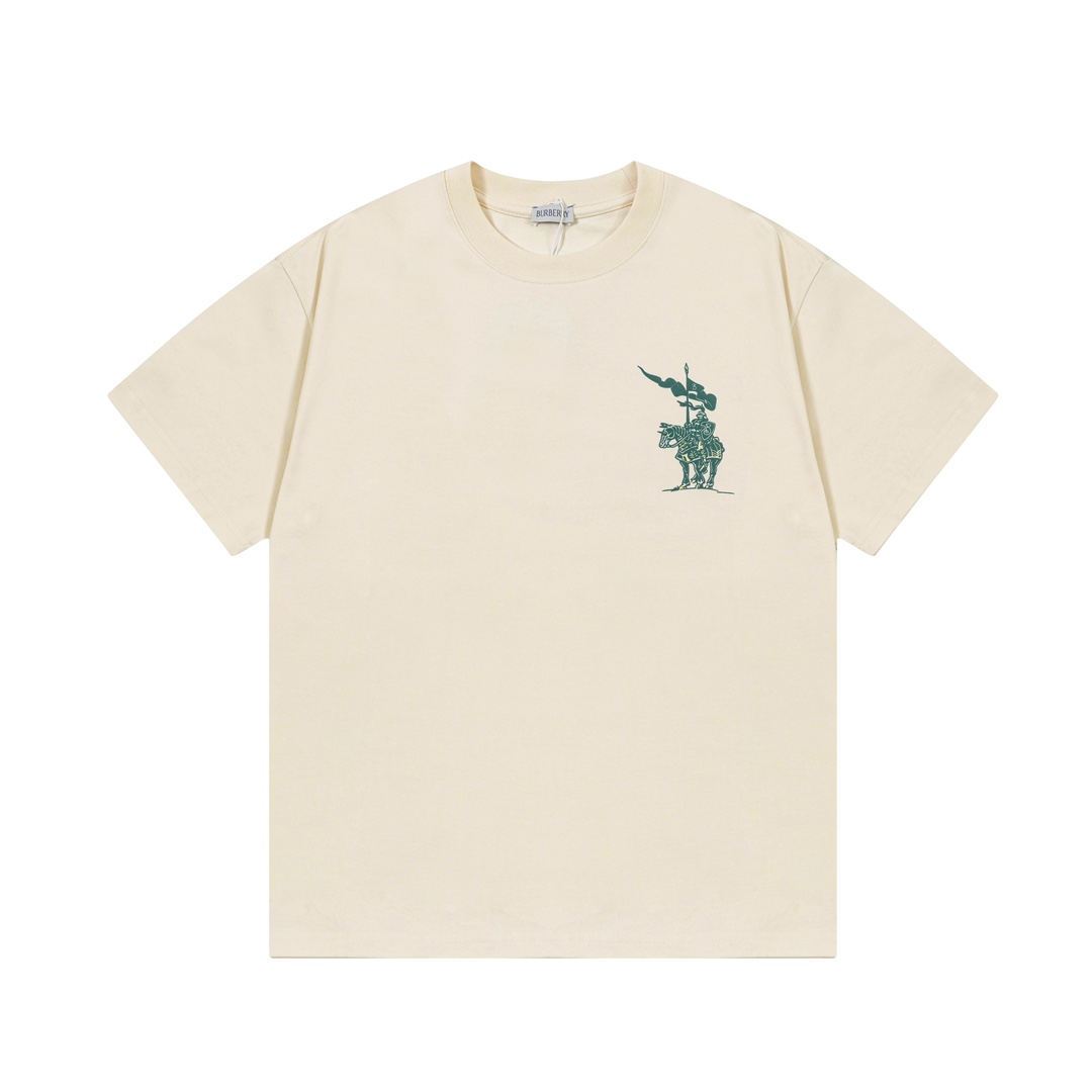Burberry War Horse Flag Logo Print Short Sleeve T-Shirt - Unisex 2 i1734614276 2865 8