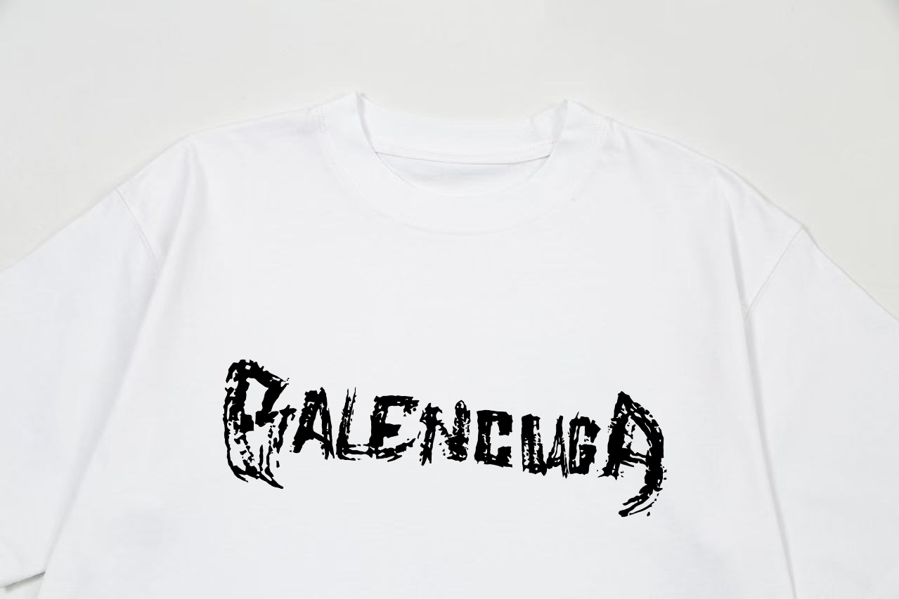 Balenciaga Vintage Logo Print Cotton T-Shirt Unisex 4 i1735494216920 8735 0 2