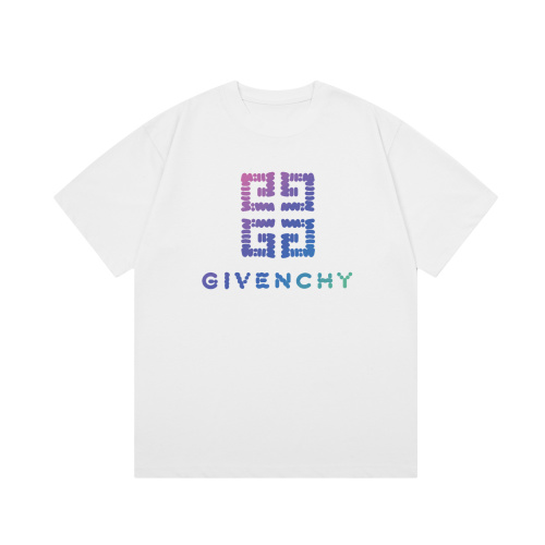 Givenchy T-shirt met Verloop Logo - Retro Stijl, Unisex Pasvorm, XS-L 1 Givenchy T-shirt met Verloop Logo - Retro Stijl, Unisex Pasvorm, XS-L